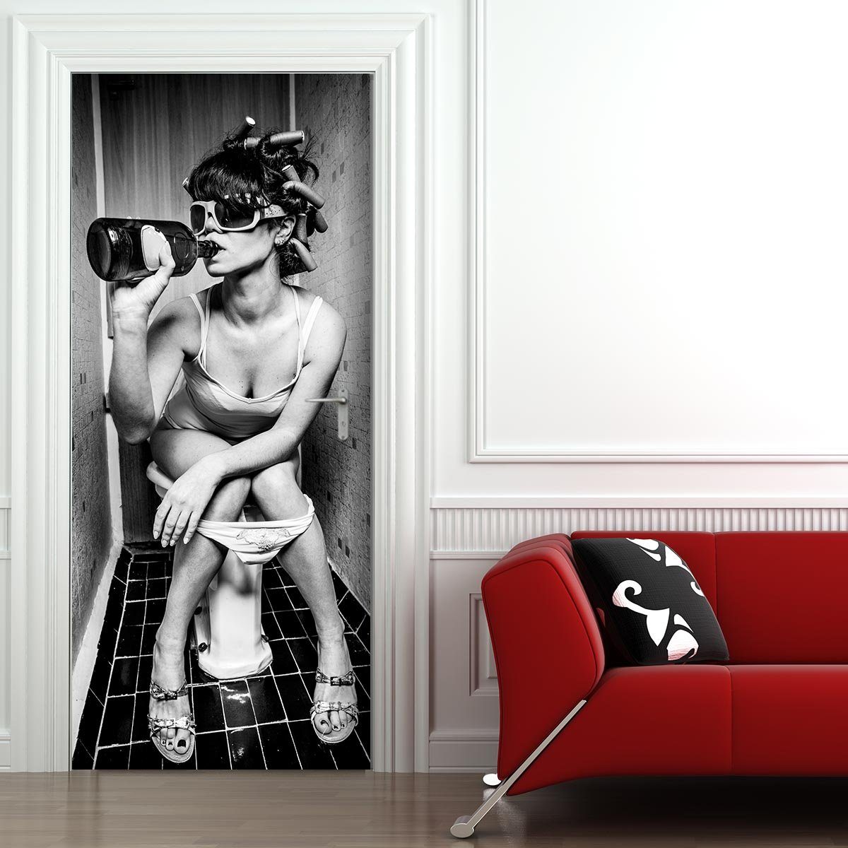 Stickerprofis Türtapete -LA BOHEME, Premiumklasse, selbstklebend günstig online kaufen