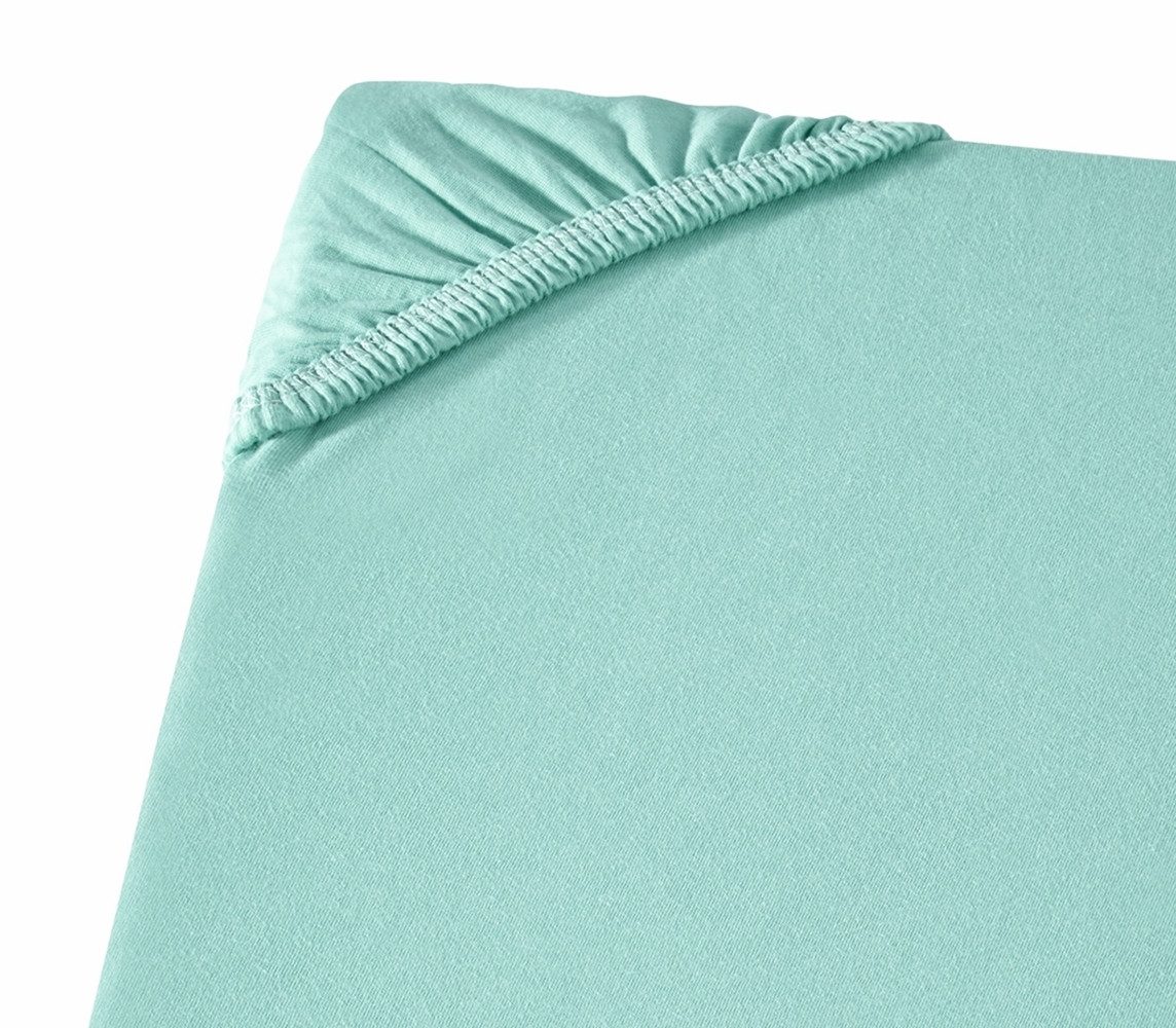 Carpe Sonno Spannbettlaken Baby Feinjersey Bettlaken aus 100% Baumwolle, Jersey, Gummizug: rundum, (1 Stück), Hochwertige Spannlaken Kleinkind Atmungsaktiv Allergiker Pflegeleicht