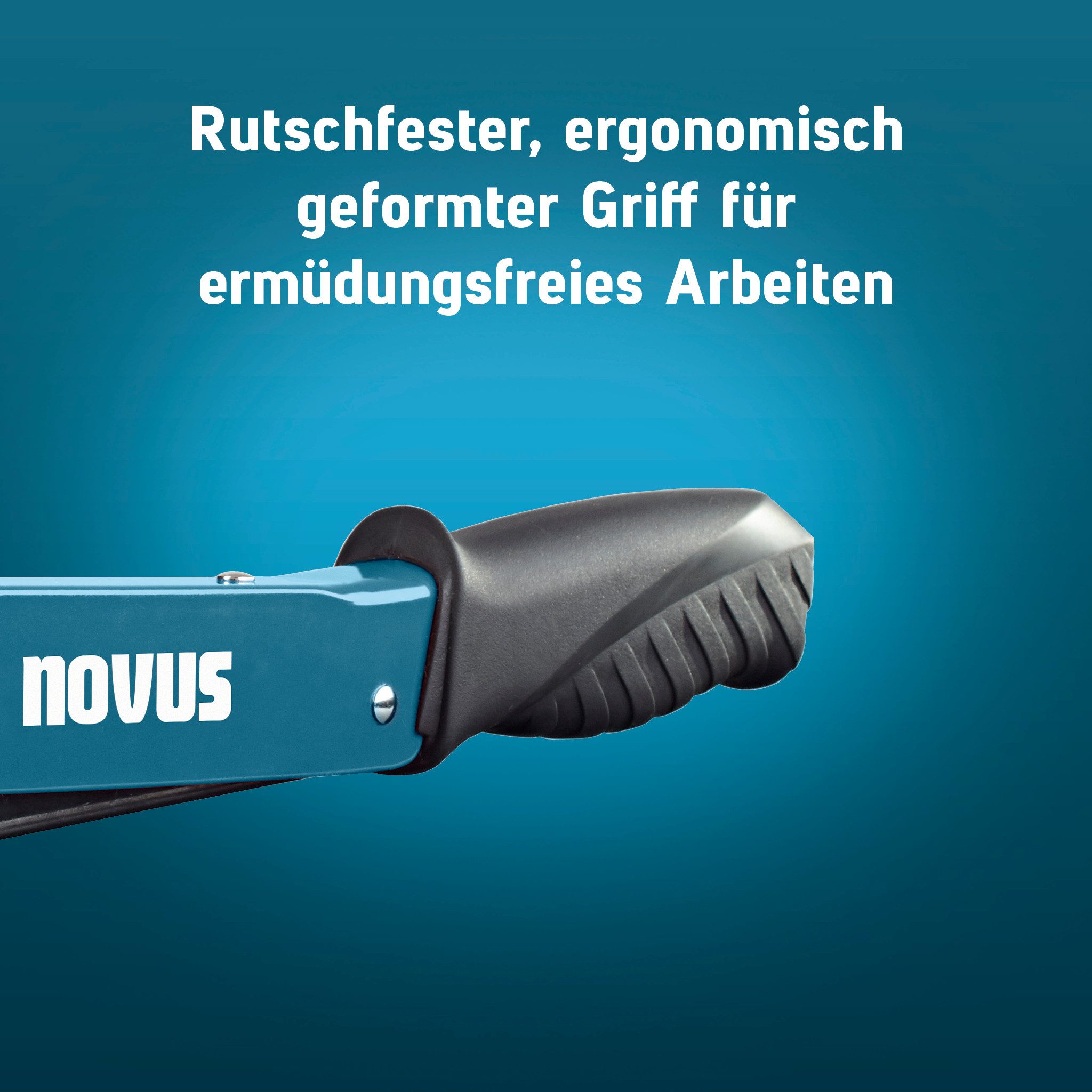 Novus Tools Hammertacker, (J-033, für 610 mm Flachdrahtklammern Typ G), Für Folien, 030-0452