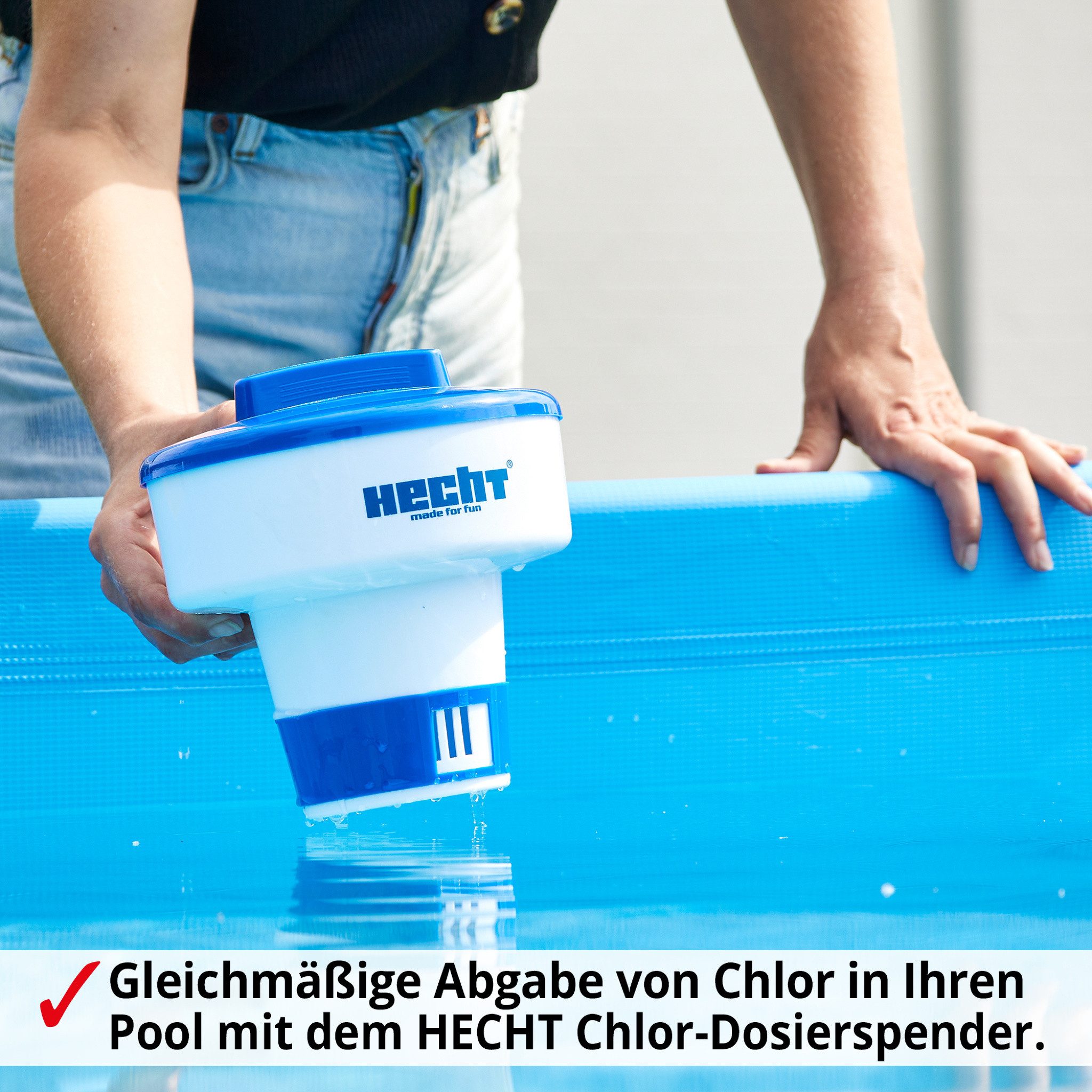 Hecht Chlordosierschwimmer für Chlortabletten 20 bis günstig online kaufen