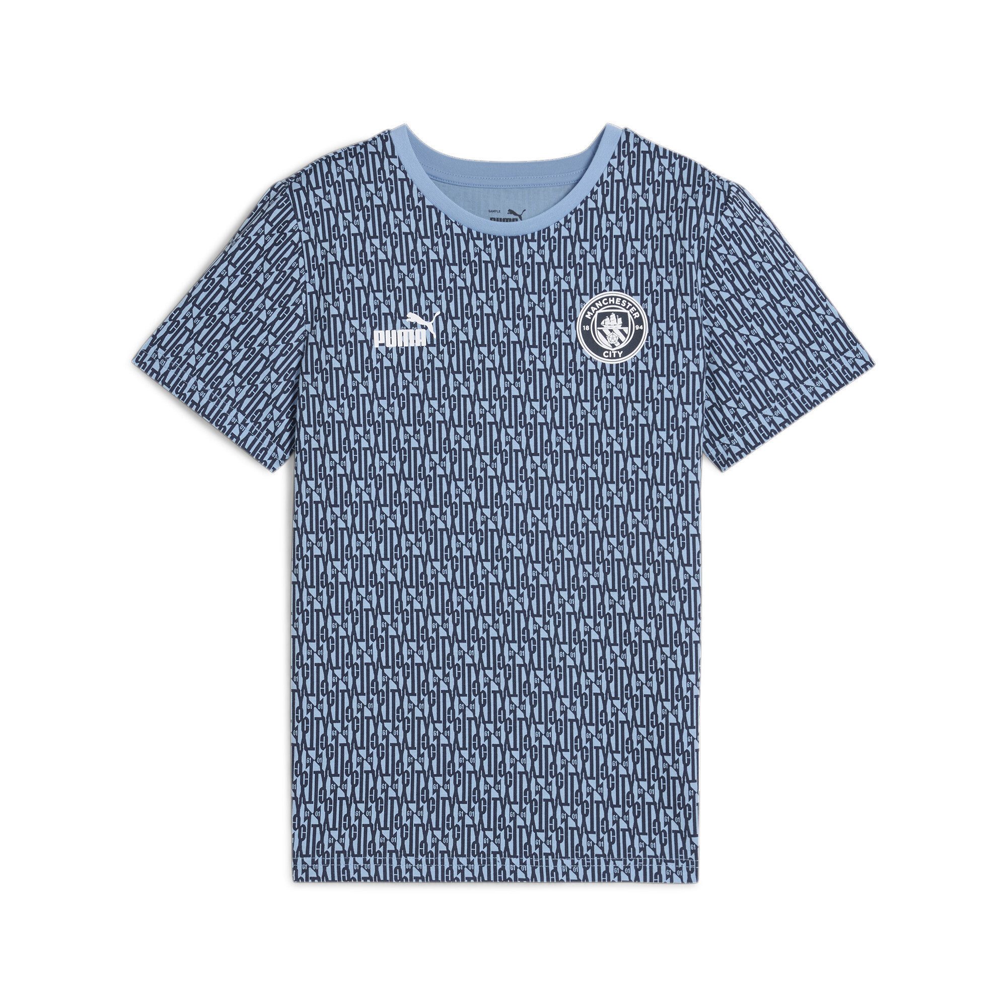 PUMA T-Shirt Manchester City ftblCULTURE T-Shirt mit Allover-Print