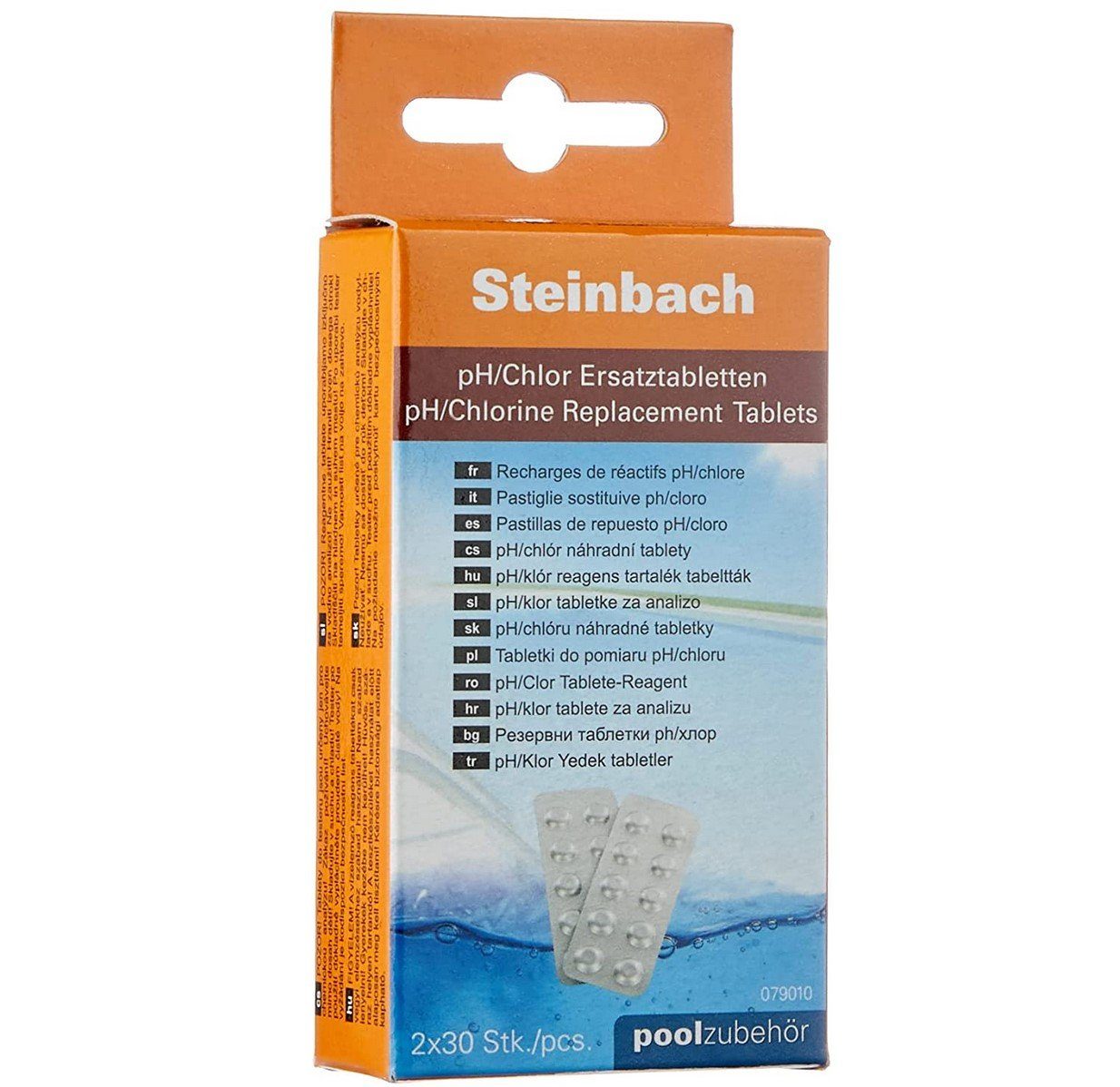 Poolpflege STEINBACH Ersatztabletten für pH-Wert und freies Chlor, 60 Stk