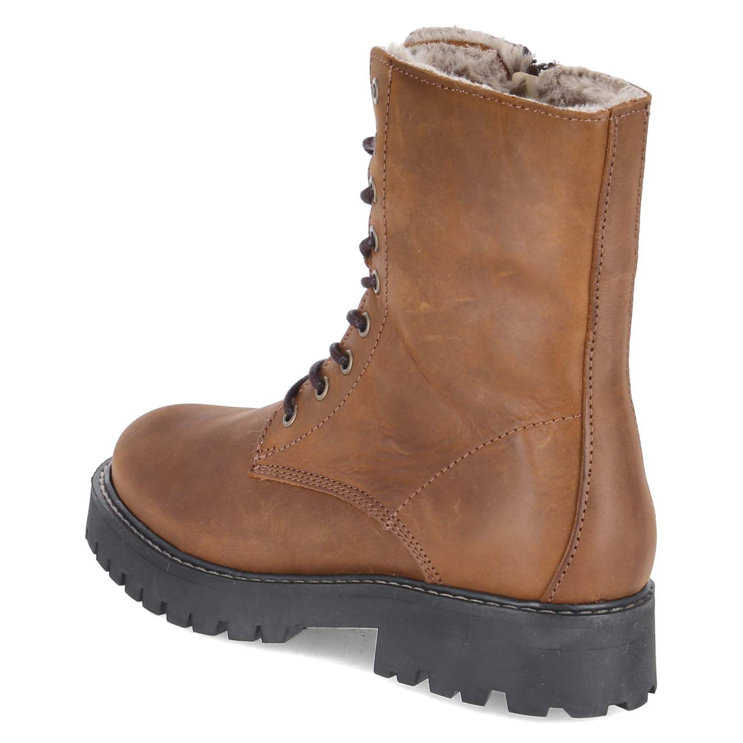 Fräulein Frida Fräulein Frida F-8550 Olivia Tabaco Damen Rauleder brown Winterstiefel