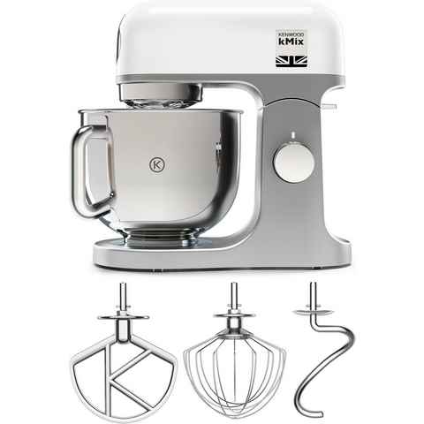 KENWOOD Küchenmaschine kMix KMX 750WH, 1000 W, 5 l Schüssel, inkl. 3-tlg. Patisserie-Set und 5l Schüssel