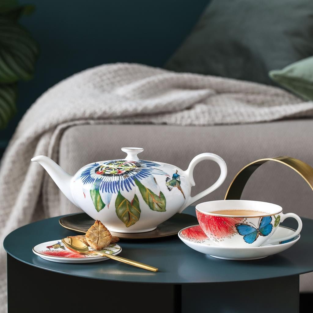 Villeroy & Boch Teekanne Amazonia Anmut Teekanne 1 l, 1000 l, (1 Teekanne, 1-St), Handwäsche wird empfohlen
