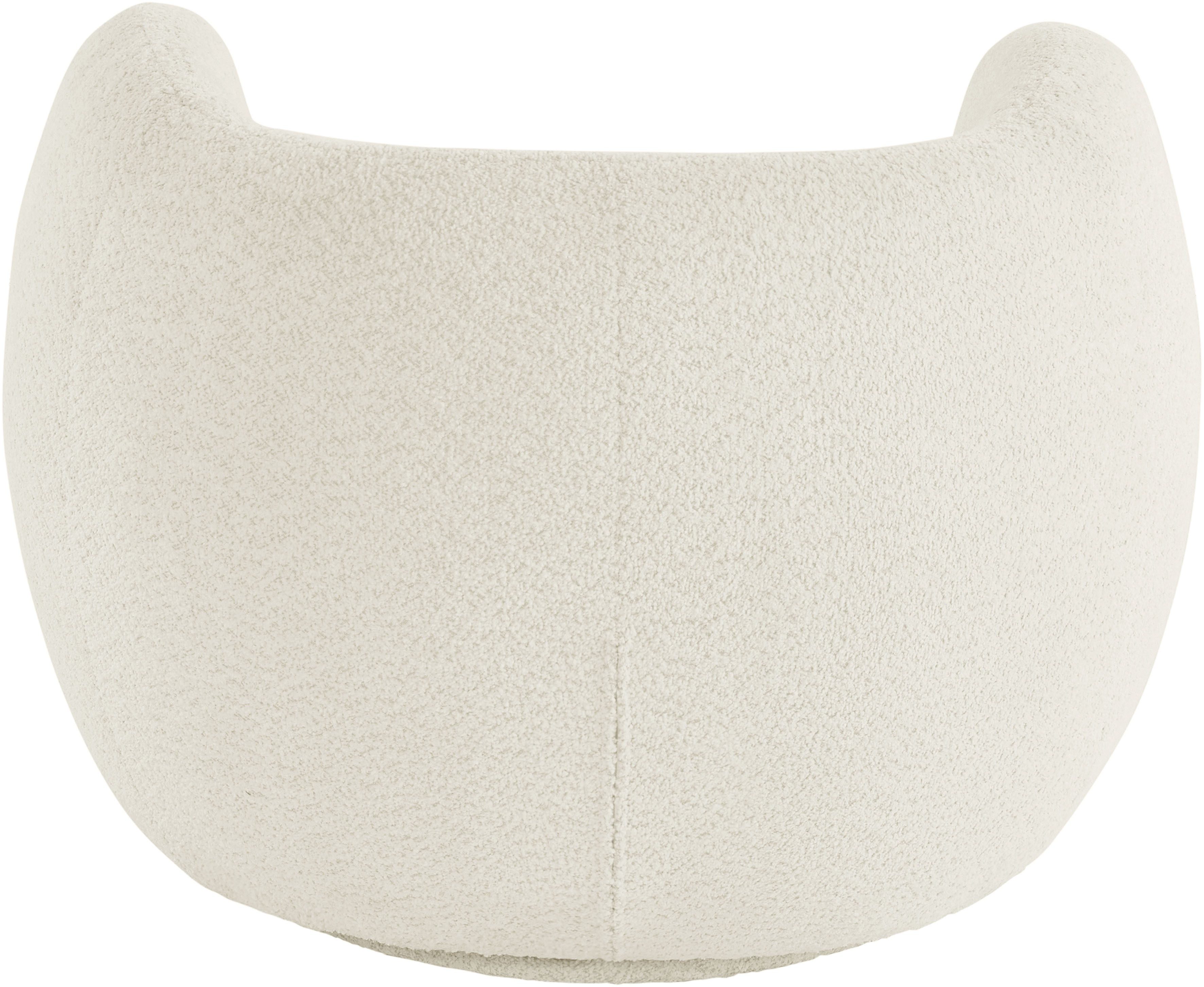 homsy by Ana Johnson Sessel Pebbla, exklusiver, formschöner Designsessel, Drehsessel, Mit oder ohne Drehfunktion, in Luxus-Microfaser oder Chenille – Bild 5 von 5