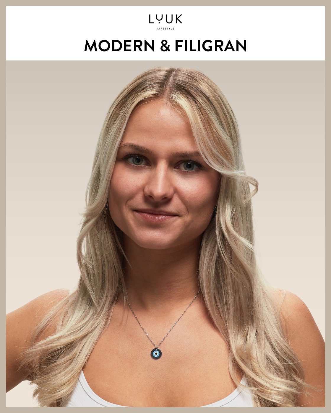 LUUK LIFESTYLE Kette mit Anhänger Evil günstig online kaufen