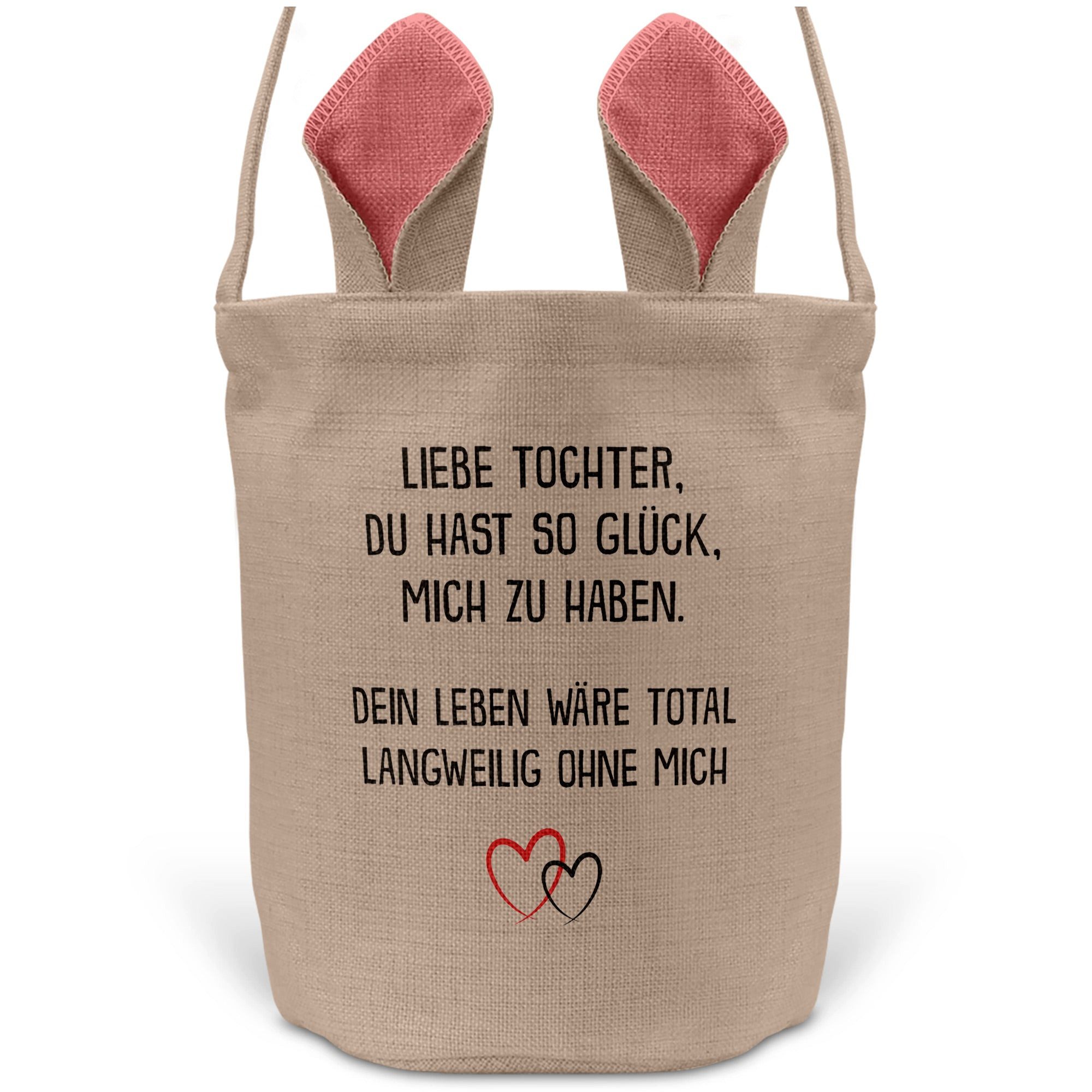 22Feels Osternest Tochter Kinder Osterkorb Henkel Geschenk Pink Ostern Deko Körbchen, In Deutschland Bedruckt