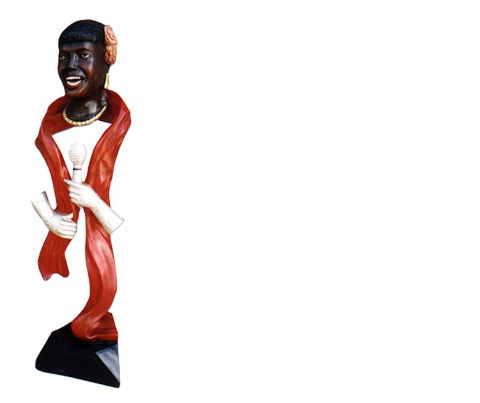 JVmoebel Dekoobjekt Design Sänger- Geist Figur Statue Skulptur Figuren Dekoration 4024