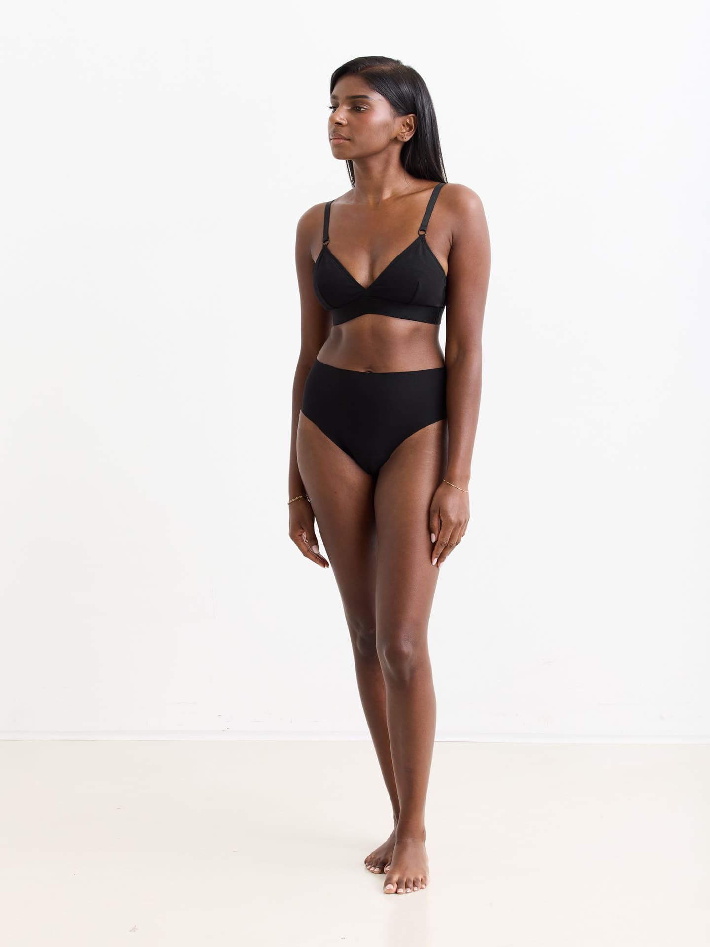 Erlich Textil Slip CASUAL COTTON HIGH WAIST BRAZIL STRING