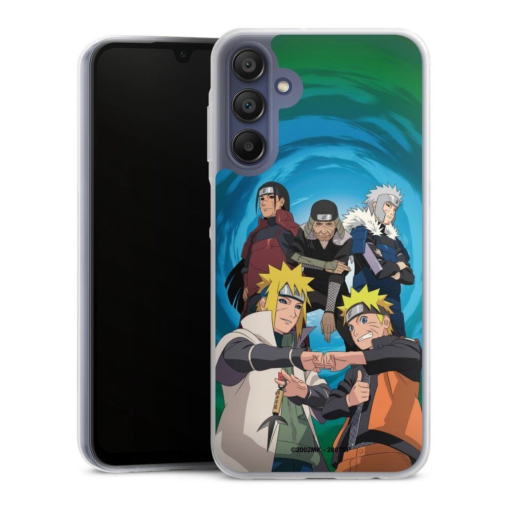 DeinDesign Handyhülle Hokage Naruto Shippuden Offizielles Lizenzprodukt 4 Hokagen Group, Samsung Galaxy A15 5G Slim Case Silikon Hülle Ultra Dünn Schutzhülle
