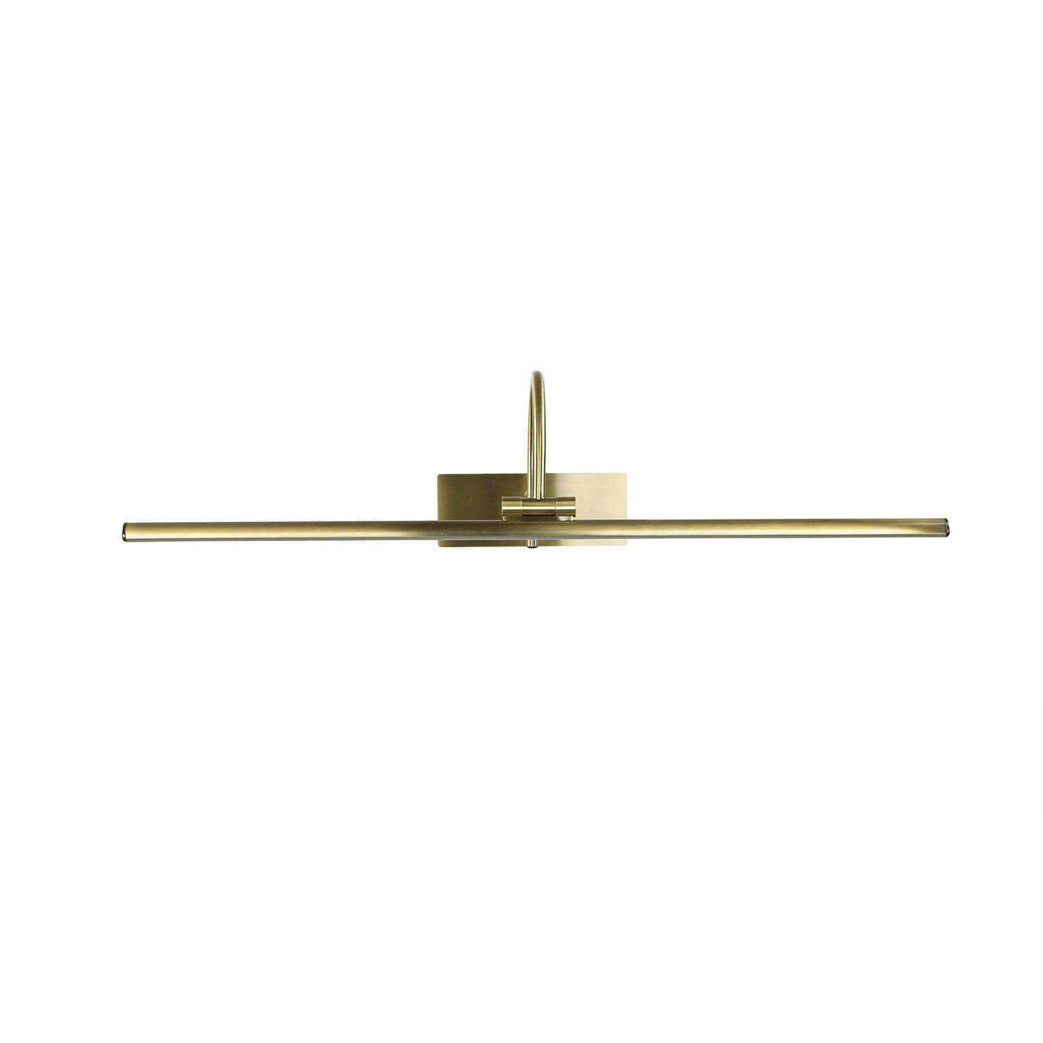 Licht-Erlebnisse Bilderleuchte GWENDI, LED fest integriert, Warmweiß, LED Wandlampe in Messing Antik Jugendstil 12W – Bild 3 von 5