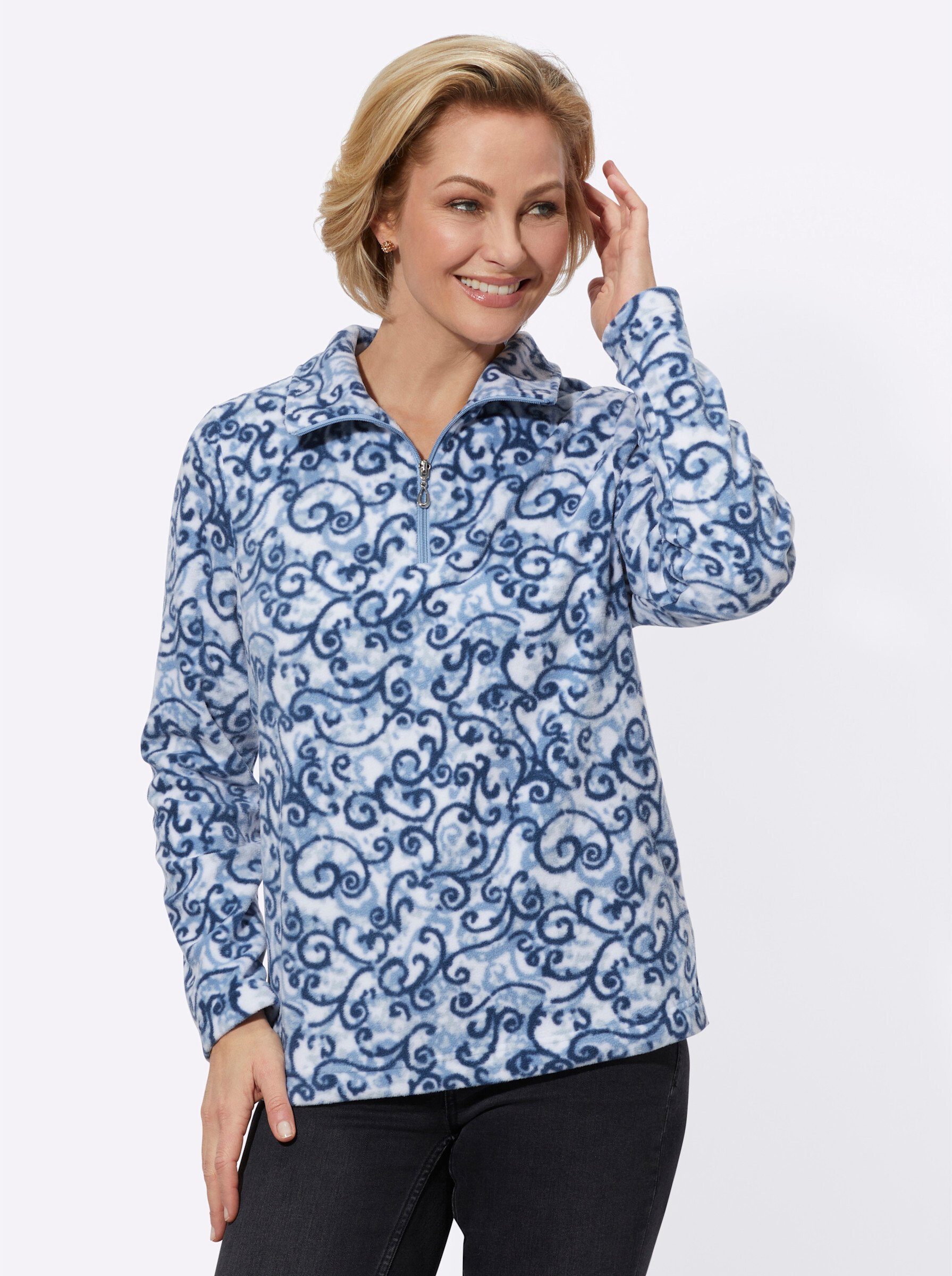 Witt Fleeceshirt Fleece-Shirt Länge ca. 66 günstig online kaufen