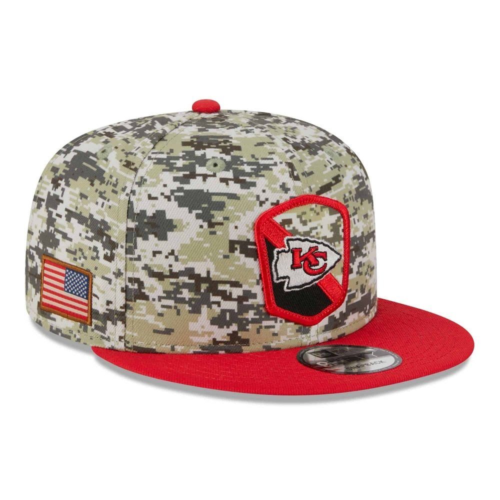 New Era Snapback Cap NFL KANSAS CITY CHIEFS Salute to Service 2023 Snapback 9FIFTY Cap