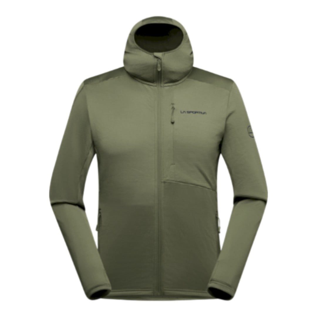 Fleecejacke Chill Thermal Hoody (mit Kapuze, atmungsaktiv) dunkelgrün Herren