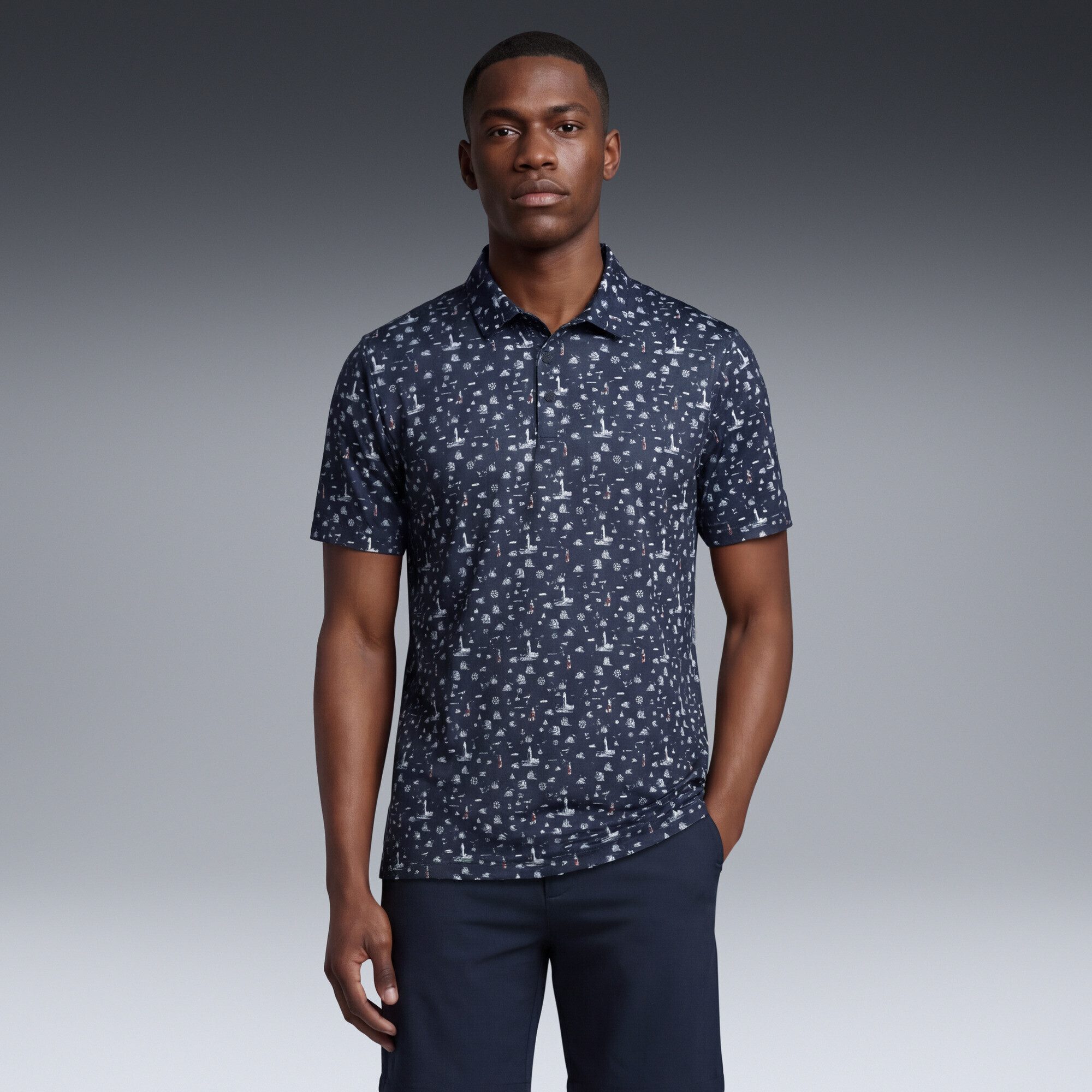 PUMA Poloshirt MATTR Lighthouse Golfpolo Herren