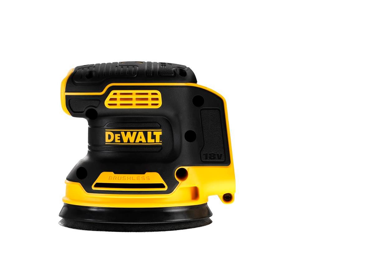 DeWalt Akku-Exzenterschleifer 18 V (Basisv), max. 12000 U/min, ohne Akku und Ladegerät; 125 mm
