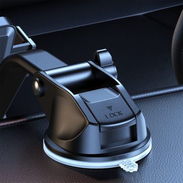 LENBEST Handyhalter Auto 360° Drehbar Handyhalterung Handy-Halterung Smartphone-Halterung, (1-tlg)