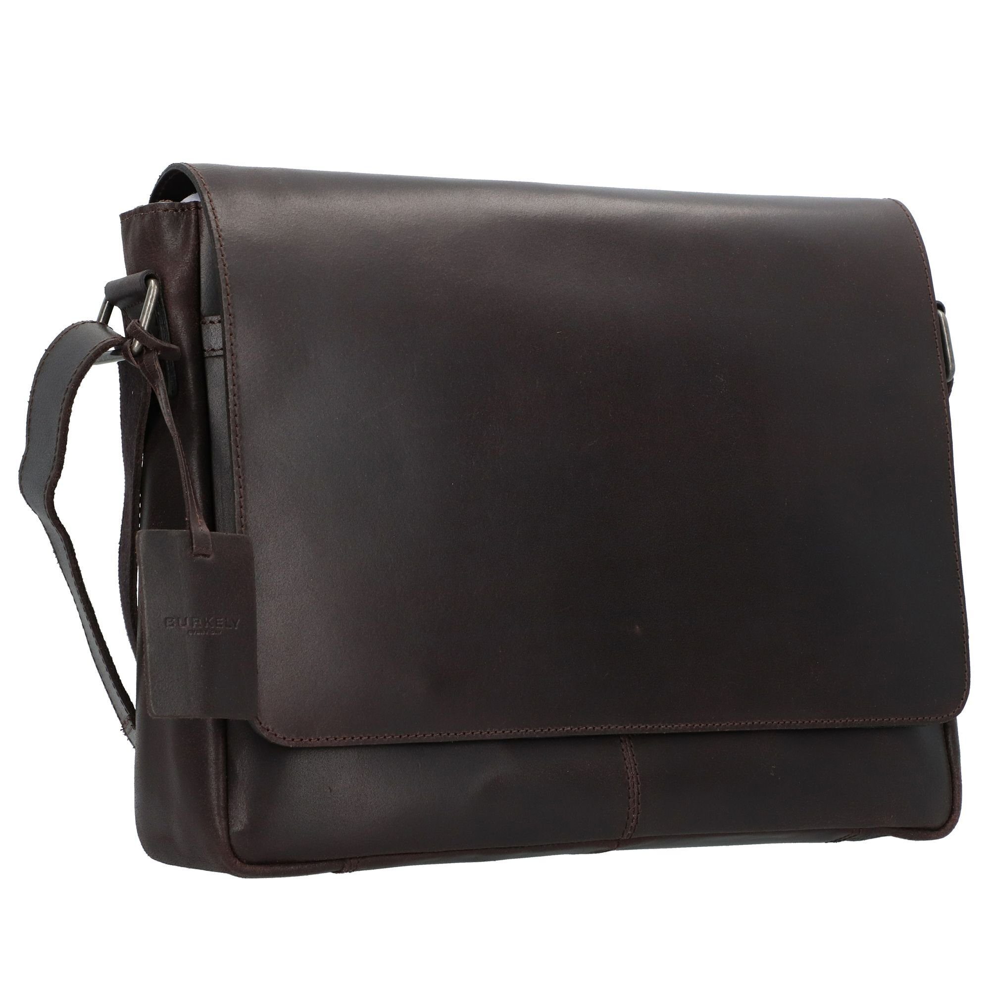 Burkley Leder Bag Burkely brown Vintage, Messenger