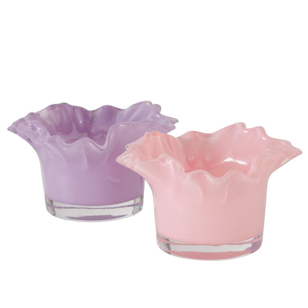 BOLTZE GRUPPE GmbH Windlicht Boltze Windlicht Panaly, Lila oder Rosa, 2079313