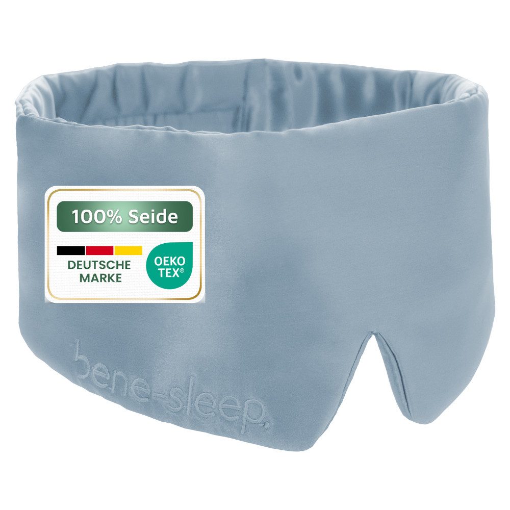 bene-sleep. Schlafmaske bene-sleep Premium Seidenschlafmaske – 100% verdunkelnd, Größenverstellbar