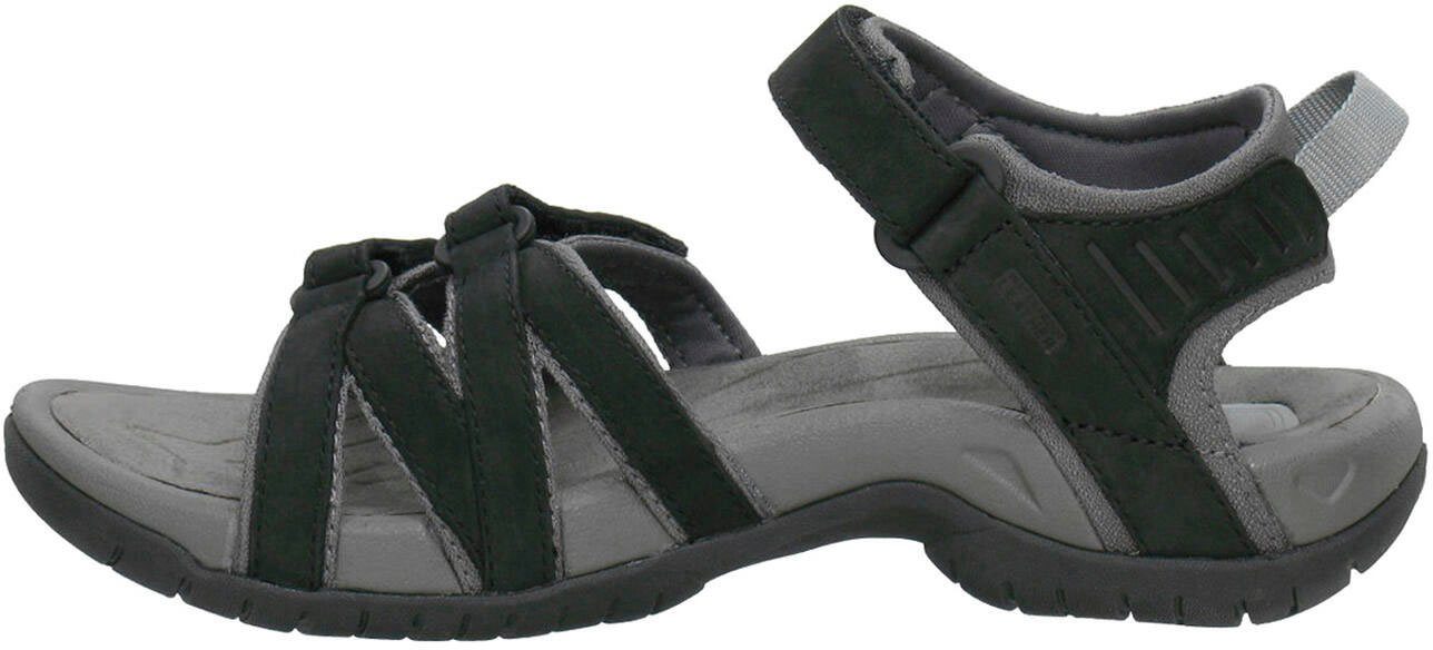 Teva Tirra Leather Sandale mit Klettverschluss schwarz