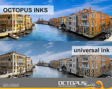 OCTOPUS Fluids Druckertinte, Ink comp. f. Epson 603, Expression Home XP-2100, 3100, Nachfülltinte (für Epson, 1x 100 ml)