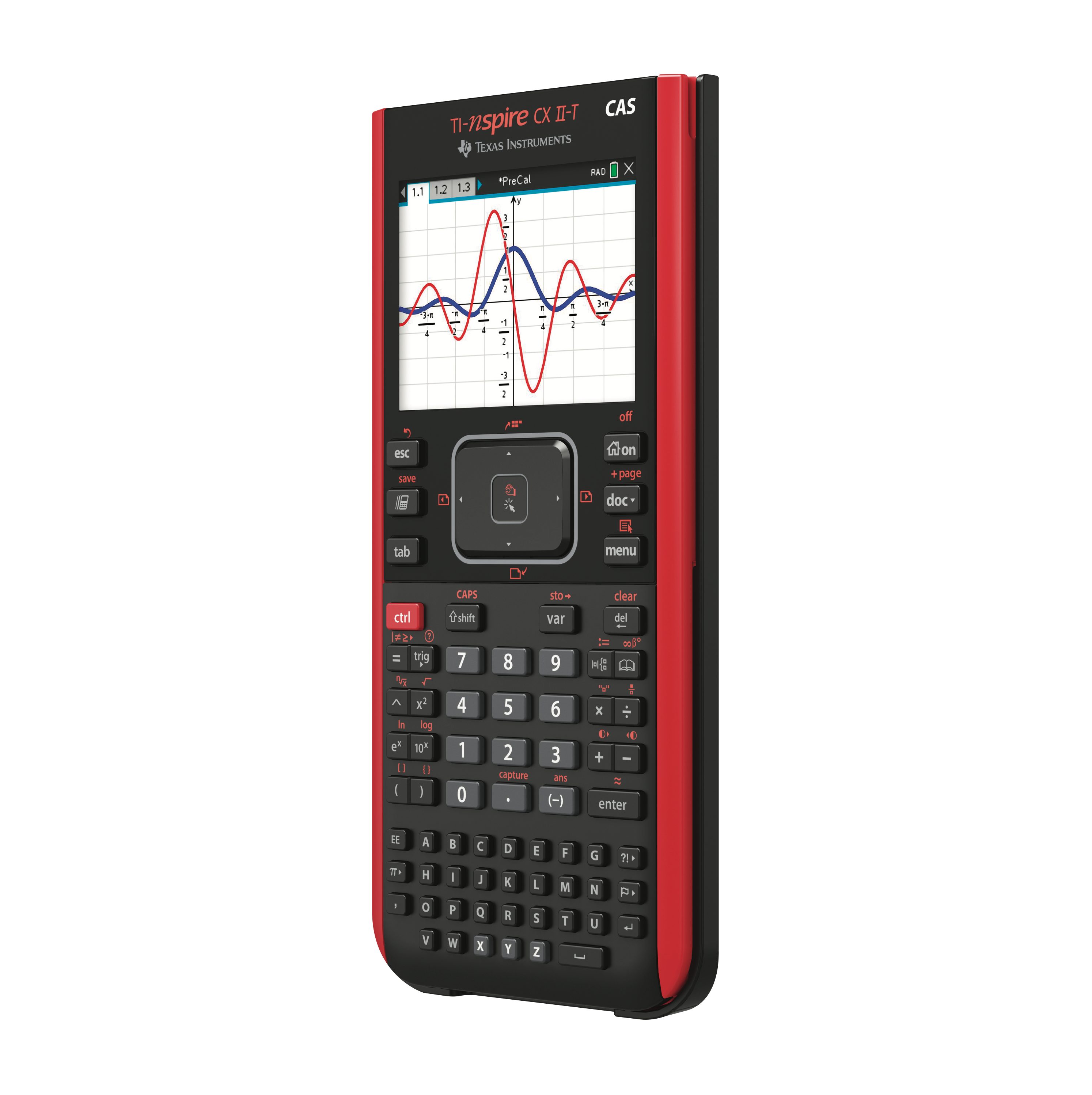 Texas Instruments Taschenrechner TI-Ns CXIITCH, Akku, Graphikrechner TI-Nspire™ CX II-T CAS
