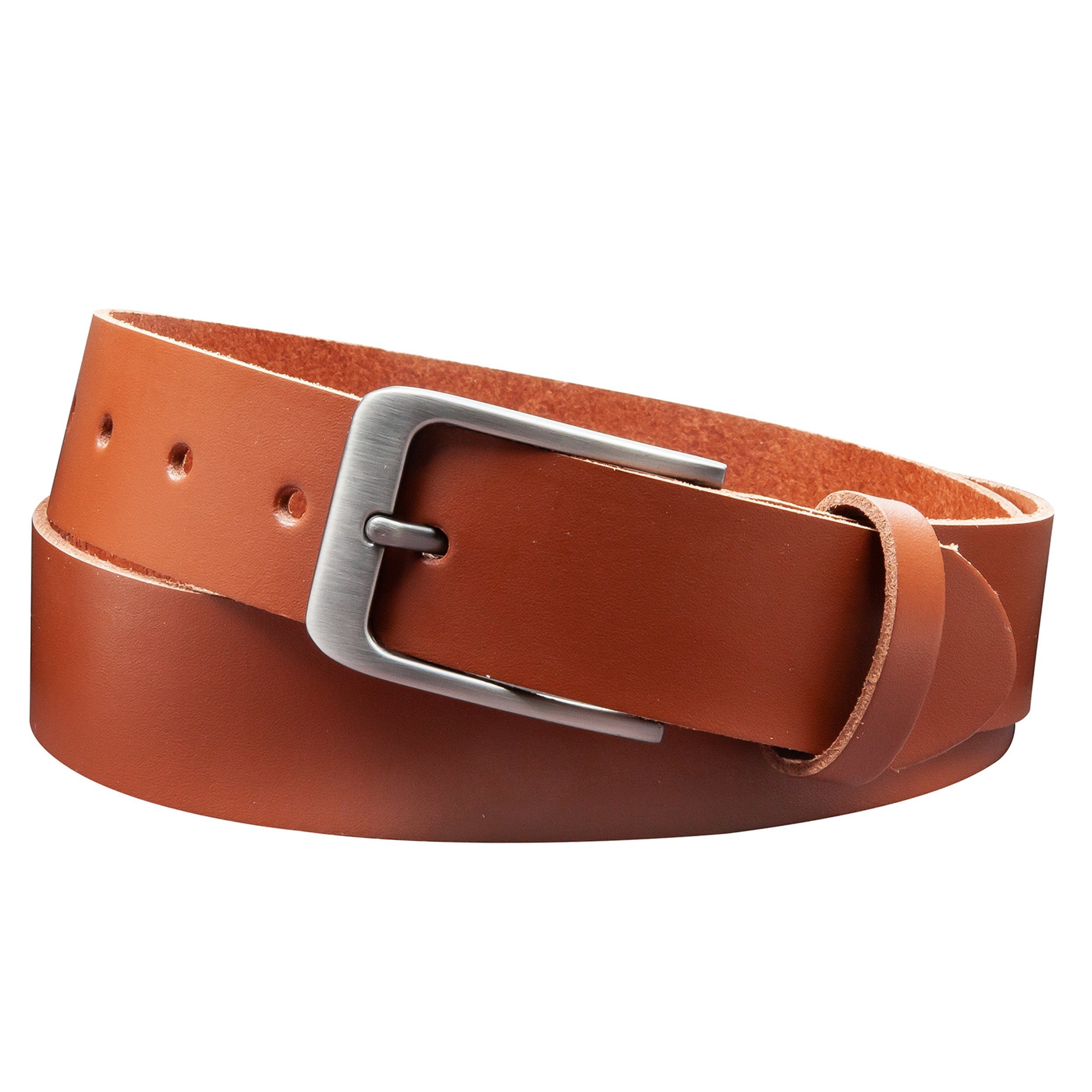 COLOGNEBELT Ledergürtel D11-SL Schlicht dennoch modern mit Dornschließe, MADE IN GERMANY mehr