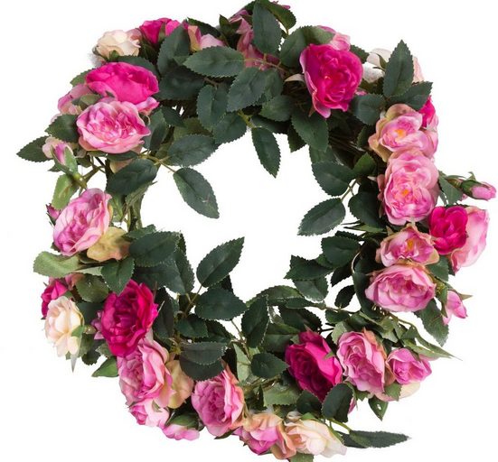 Kunstkranz »Rosenkranz« Rose, Botanic-Haus, Höhe 8 cm online kaufen | OTTO