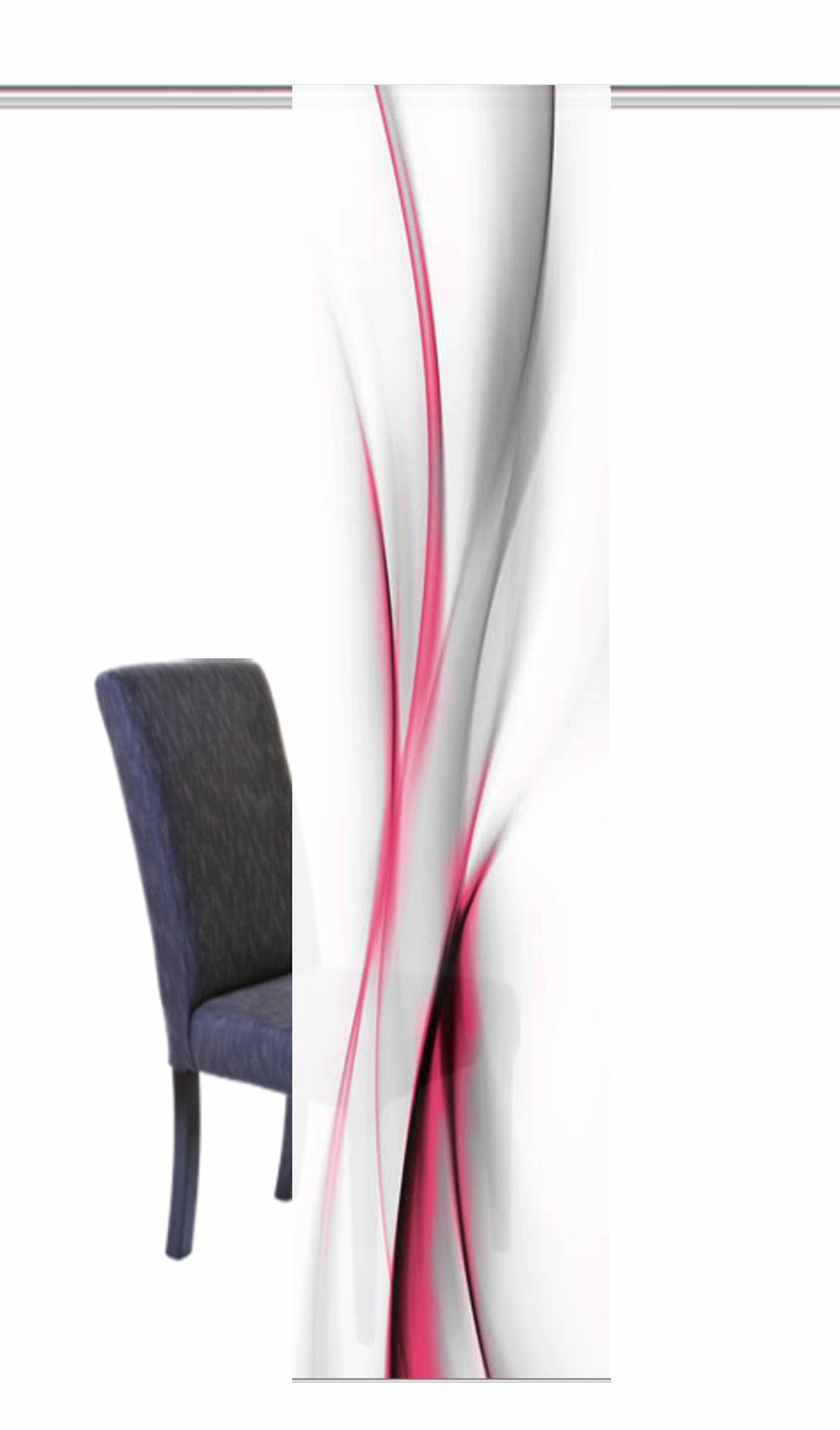 HOME WOHNIDEEN Schiebegardine ROCHELLE (1 St), Klettband, blickdicht, HxB: günstig online kaufen