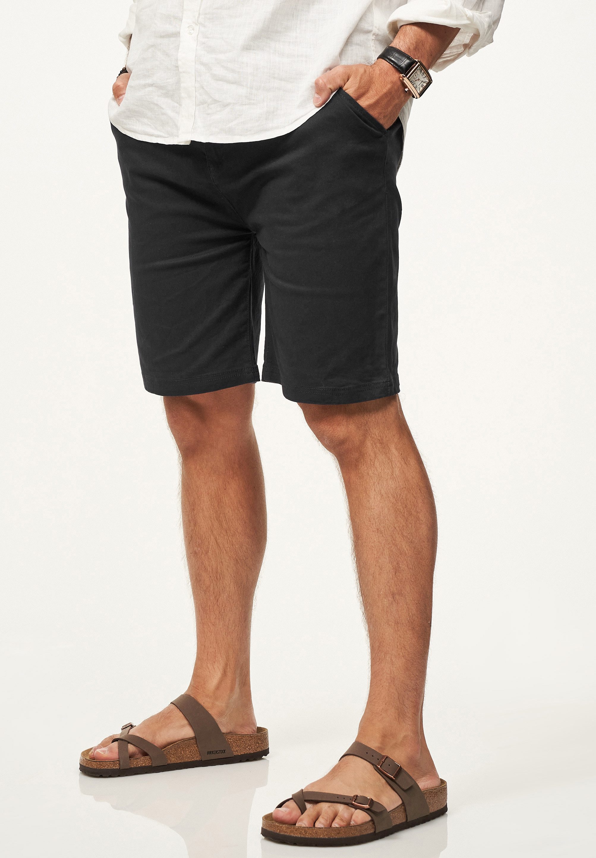 SOULSTAR Chinoshorts mit Stretchanteil Basic Kurze Hose für Herren Regular- günstig online kaufen