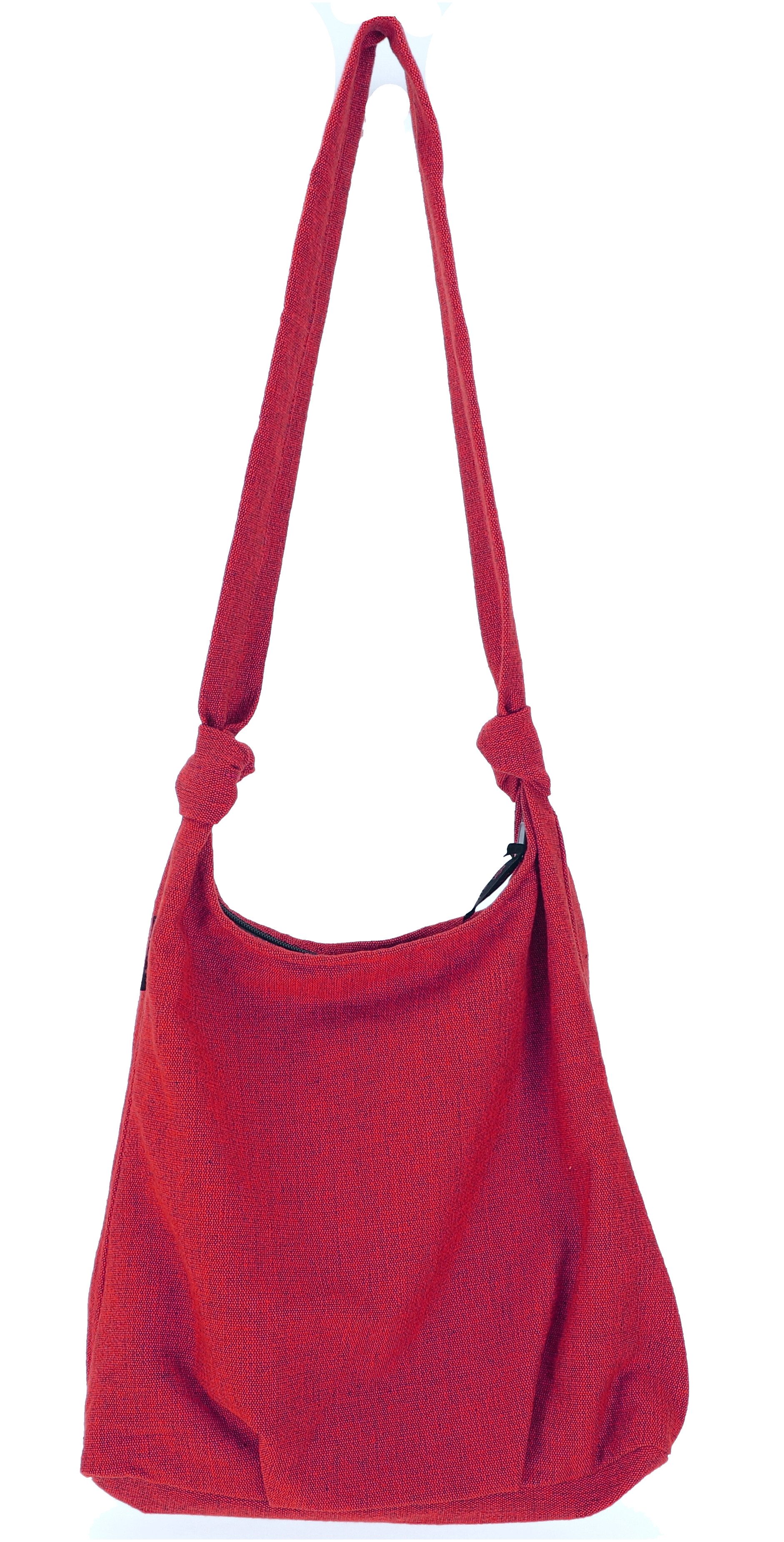 Guru-Shop Schultertasche Boho Schultertasche, Schulterbeutel - rot günstig online kaufen