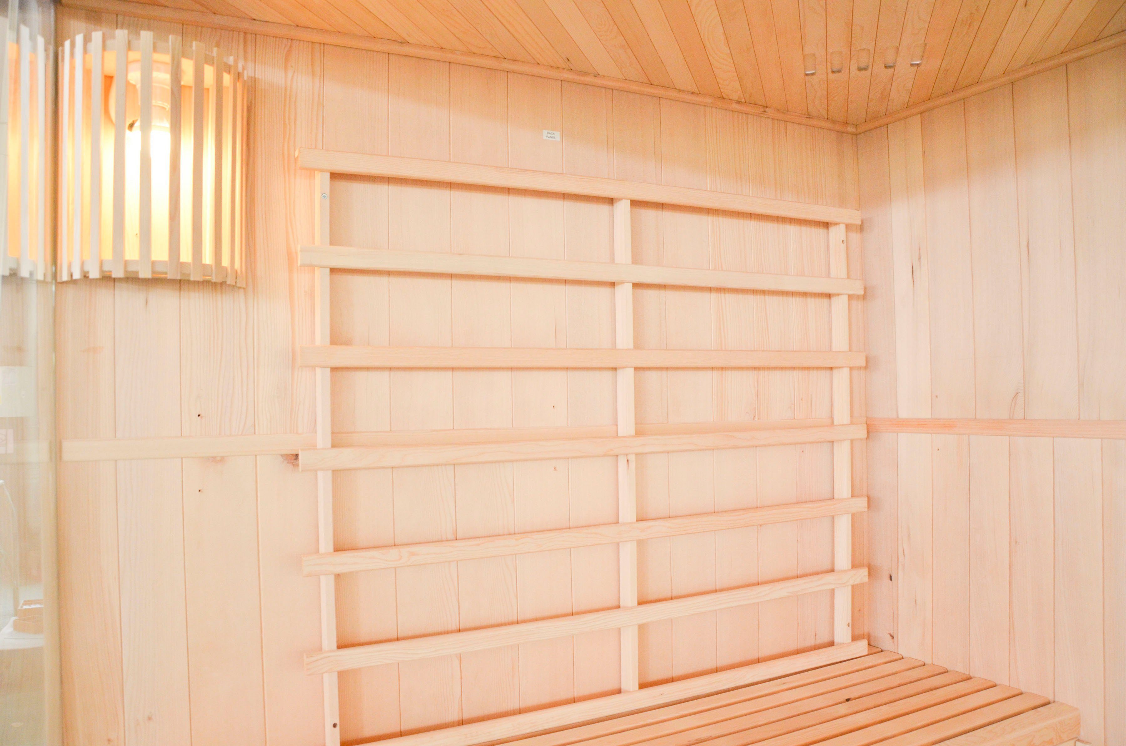 Sanotechnik Sauna TALLINN, BxTxH: 150 x 150 x 200 cm, für 3 Personen