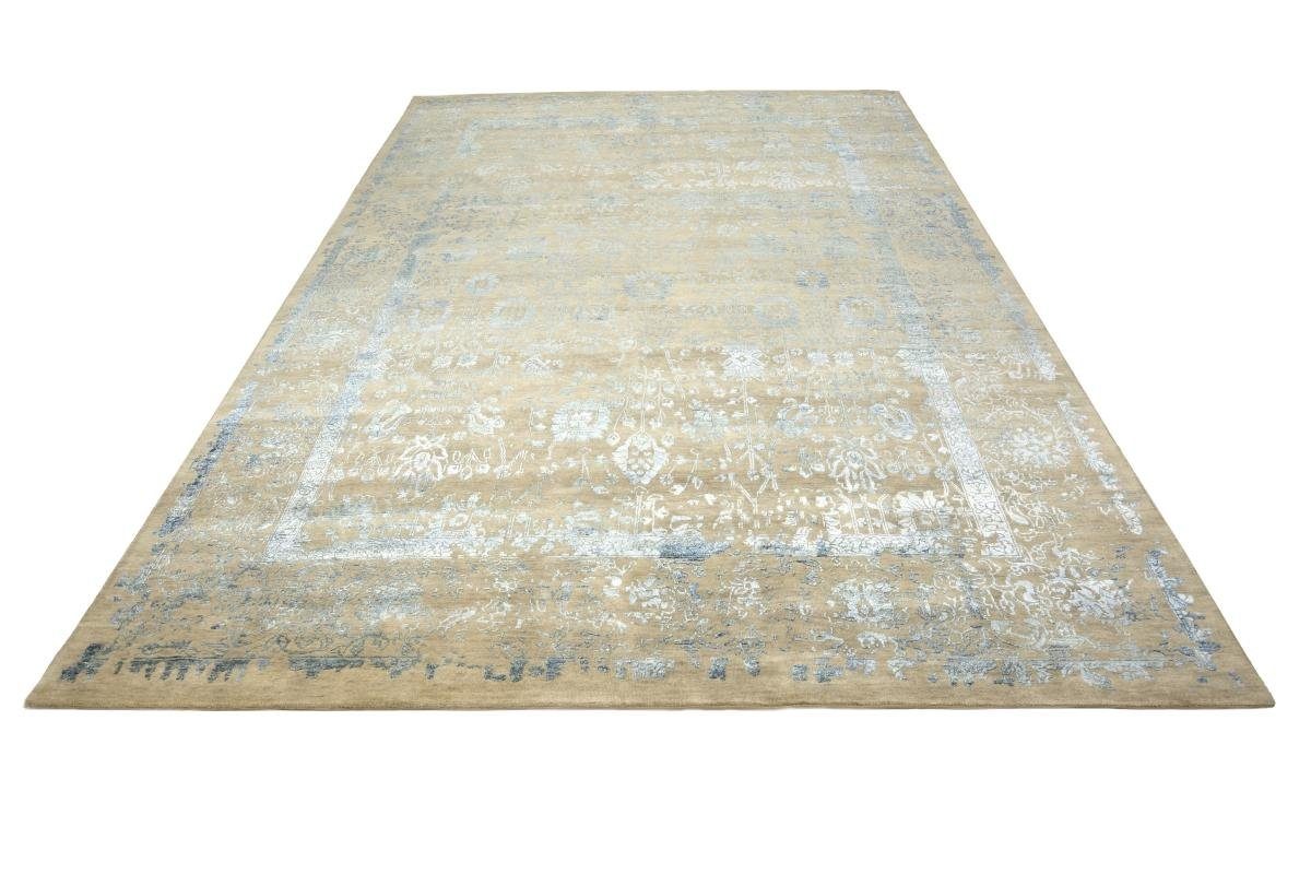 Handgeknüpfter Orientteppich Sadraa Moderner mm Orientteppich Nain / Trading, Designteppich, Höhe: 10 rechteckig, 247x343