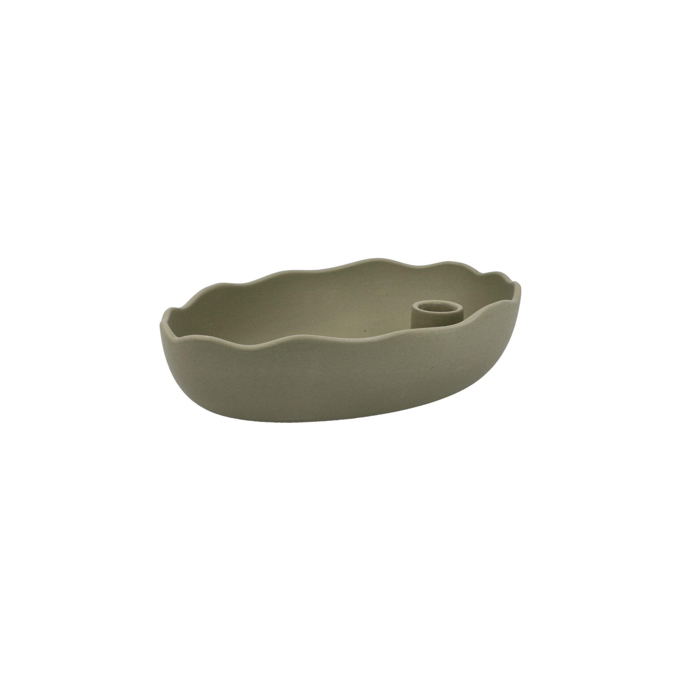Goebel Standkerzenhalter Wohnaccessoires, Farbe: Grün, Höhe: 4.5cm