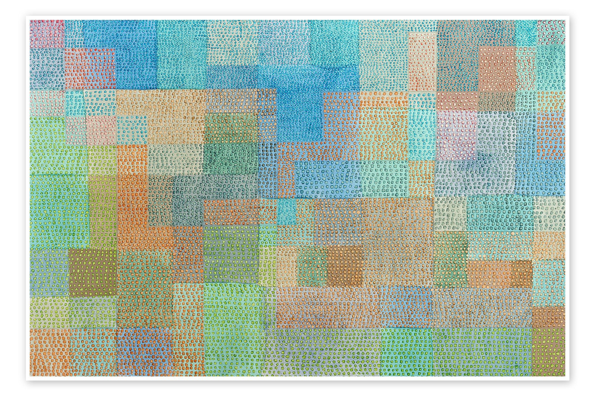 Posterlounge Poster Paul Klee, Polyphonie, Grafikdesign