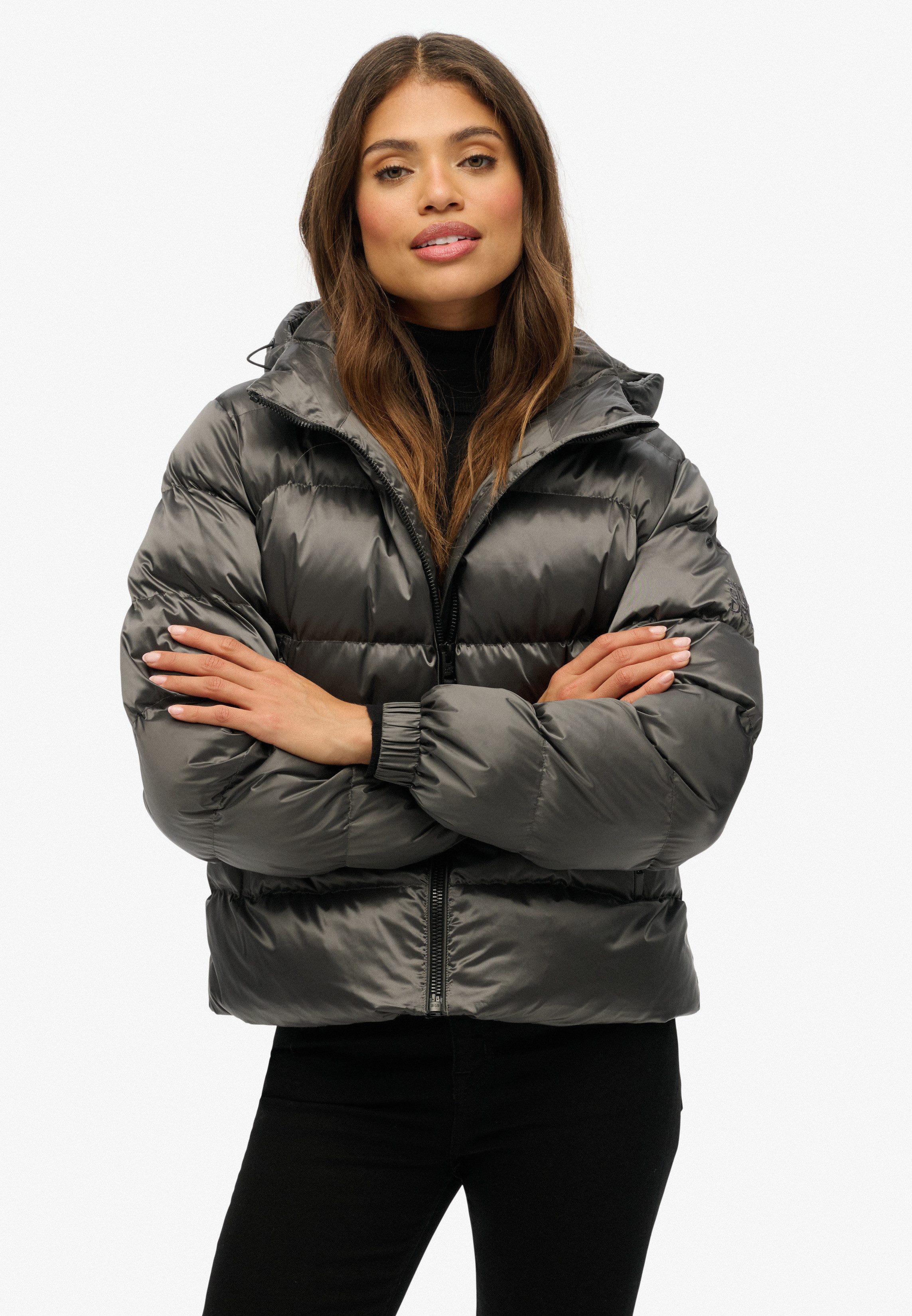 Superdry Steppjacke HOODED LUXE SPORTS PUFFER günstig online kaufen