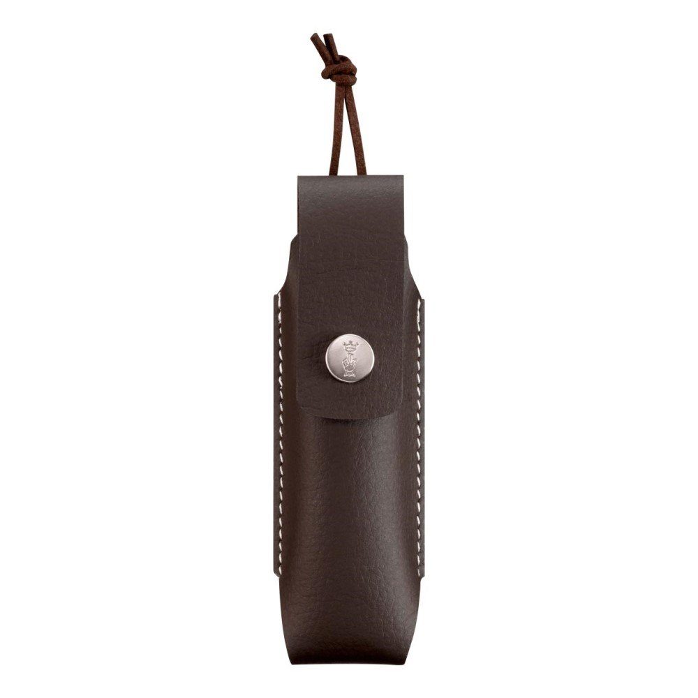 Opinel Taschenmesser Opinel Taschenmesser No 10, Slim-Line, rostfrei, Olive, mit Etui, (schlankes Design ideal für Outdoor, Camping, Wandern), Edler Griff aus Olivenholz • 10 cm rostfreie Edelstahlklinge