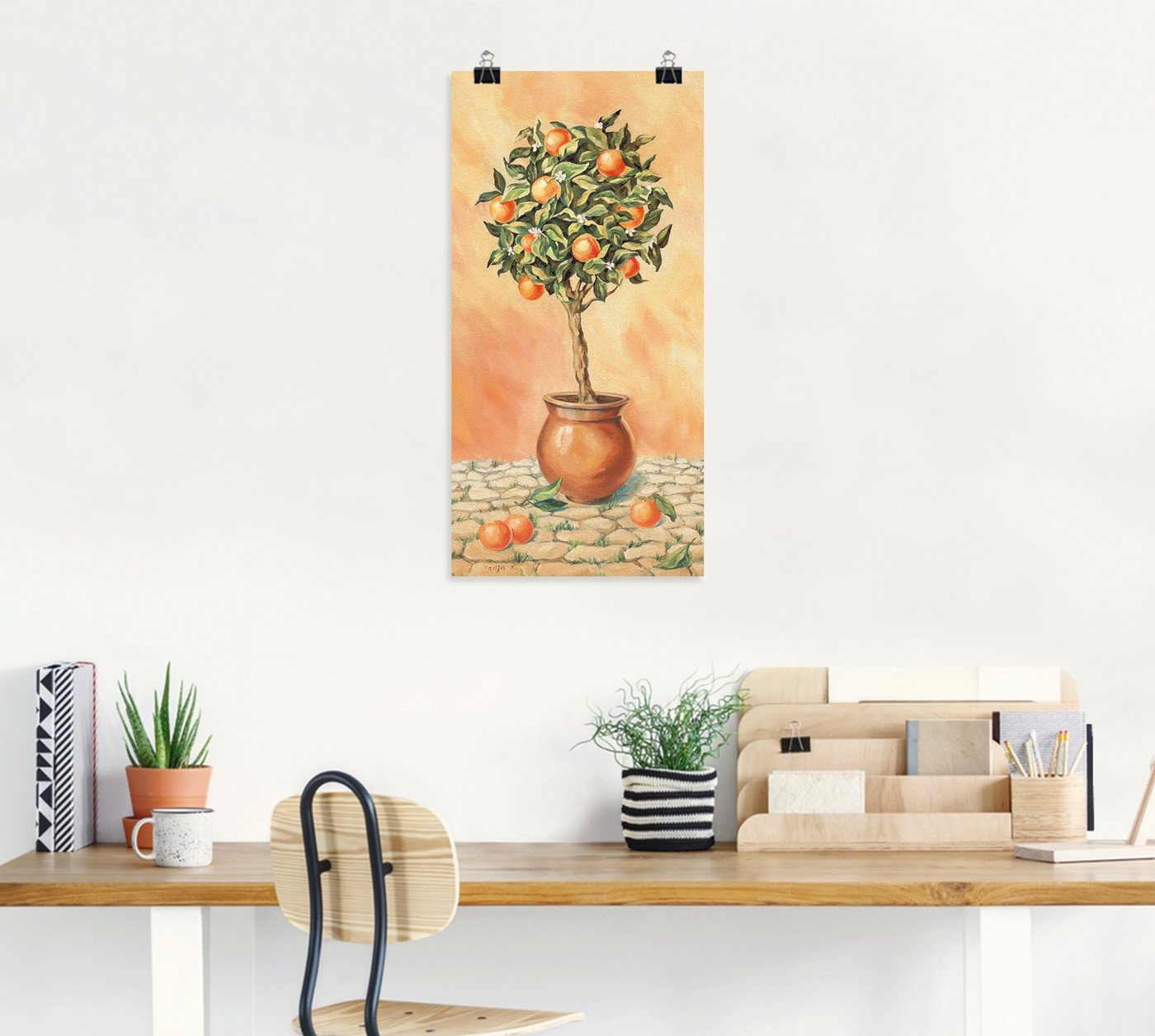 Artland Wandbild »Orangenbaum I«, Pflanzen (1 Stück), in vielen Größen & Produktarten - Alubild / Outdoorbild für den Außenbereich, Leinwandbild, Poster, Wandaufkleber / Wandtattoo auch für Badezimmer geeignet-kaufen