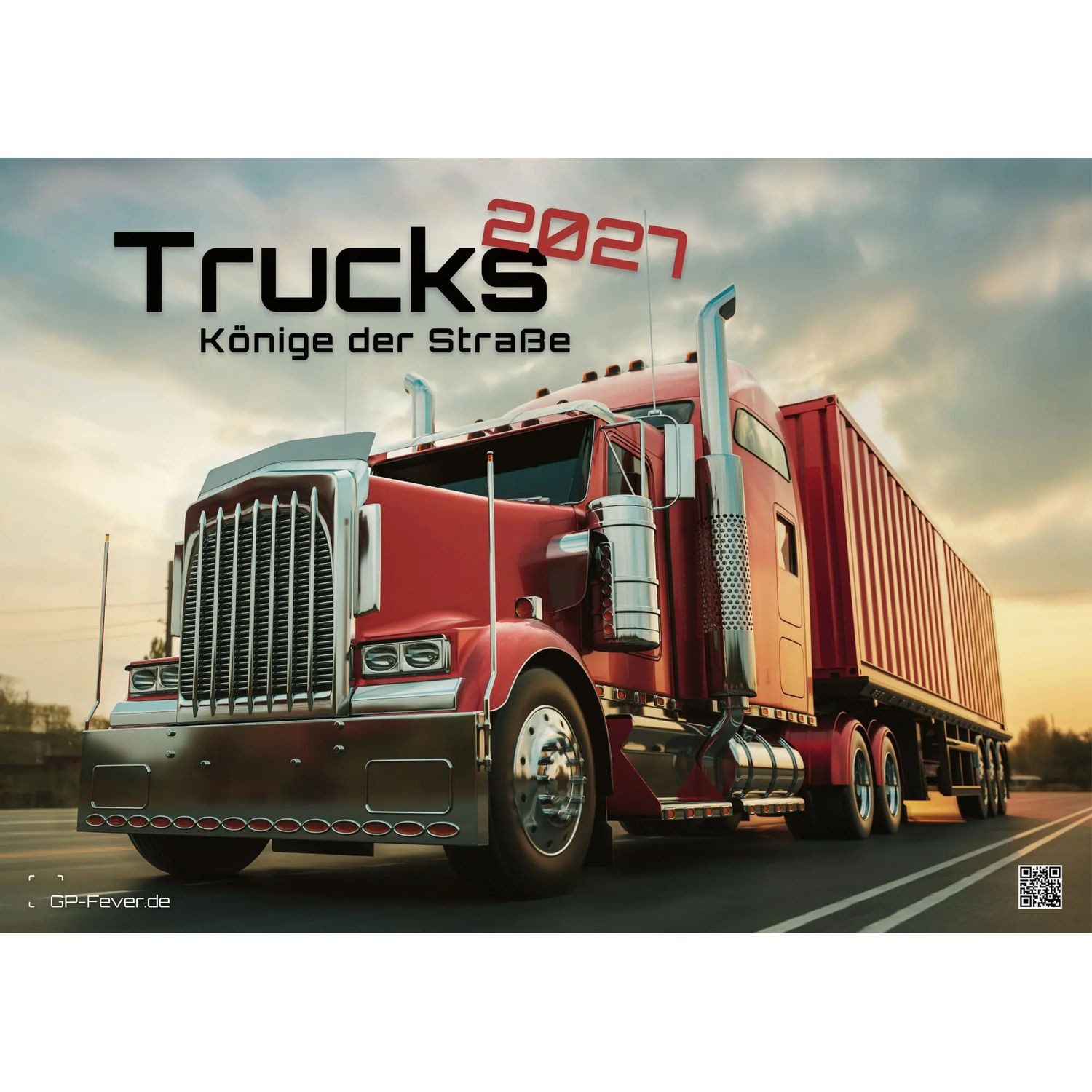 Wandkalender Trucks - Könige der Straße - LKW - 2027 - Kalender DIN A3