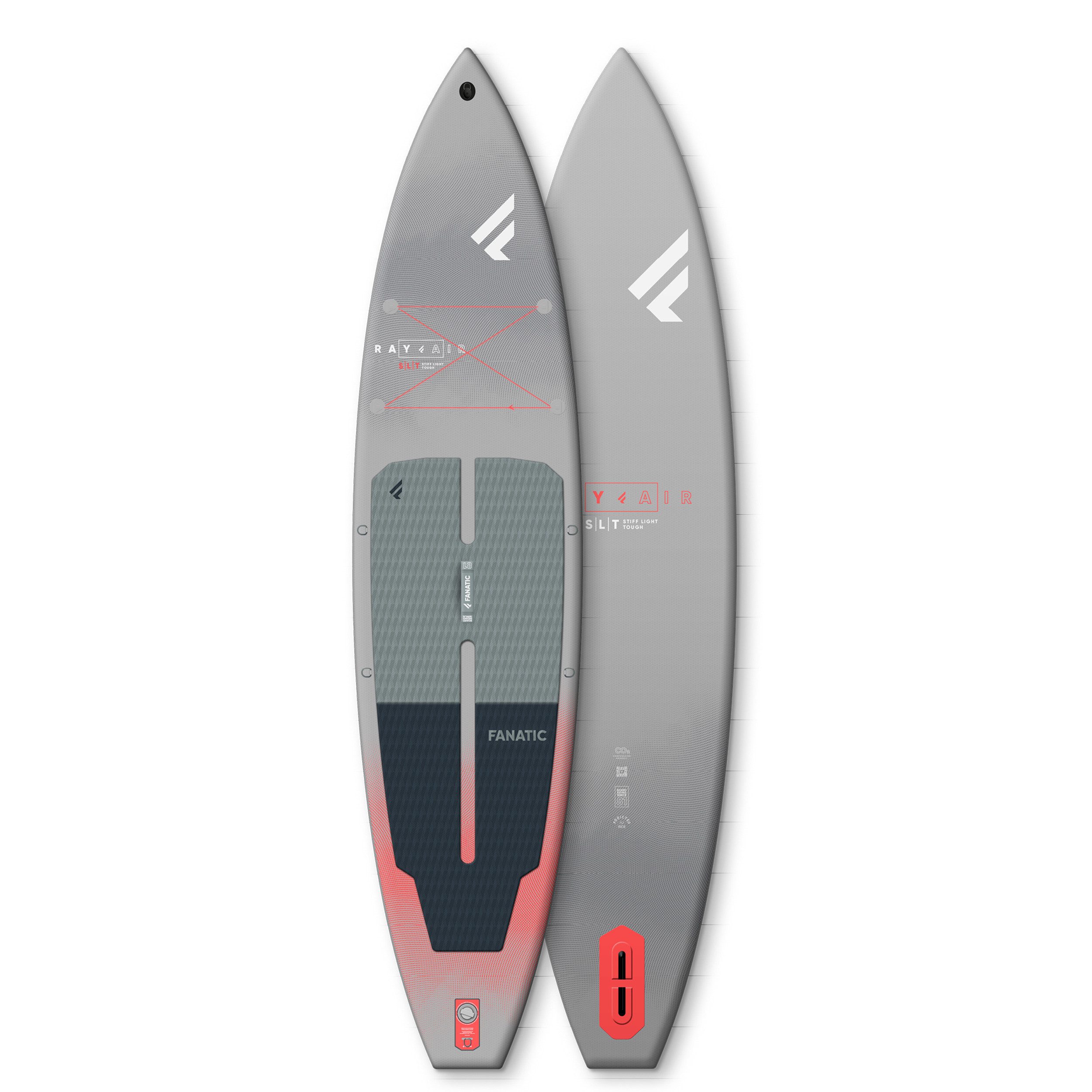 Fanatic SUP-Board Fanatic Ray Air SLT iSUP Touring Surf Stand UP Paddle Board