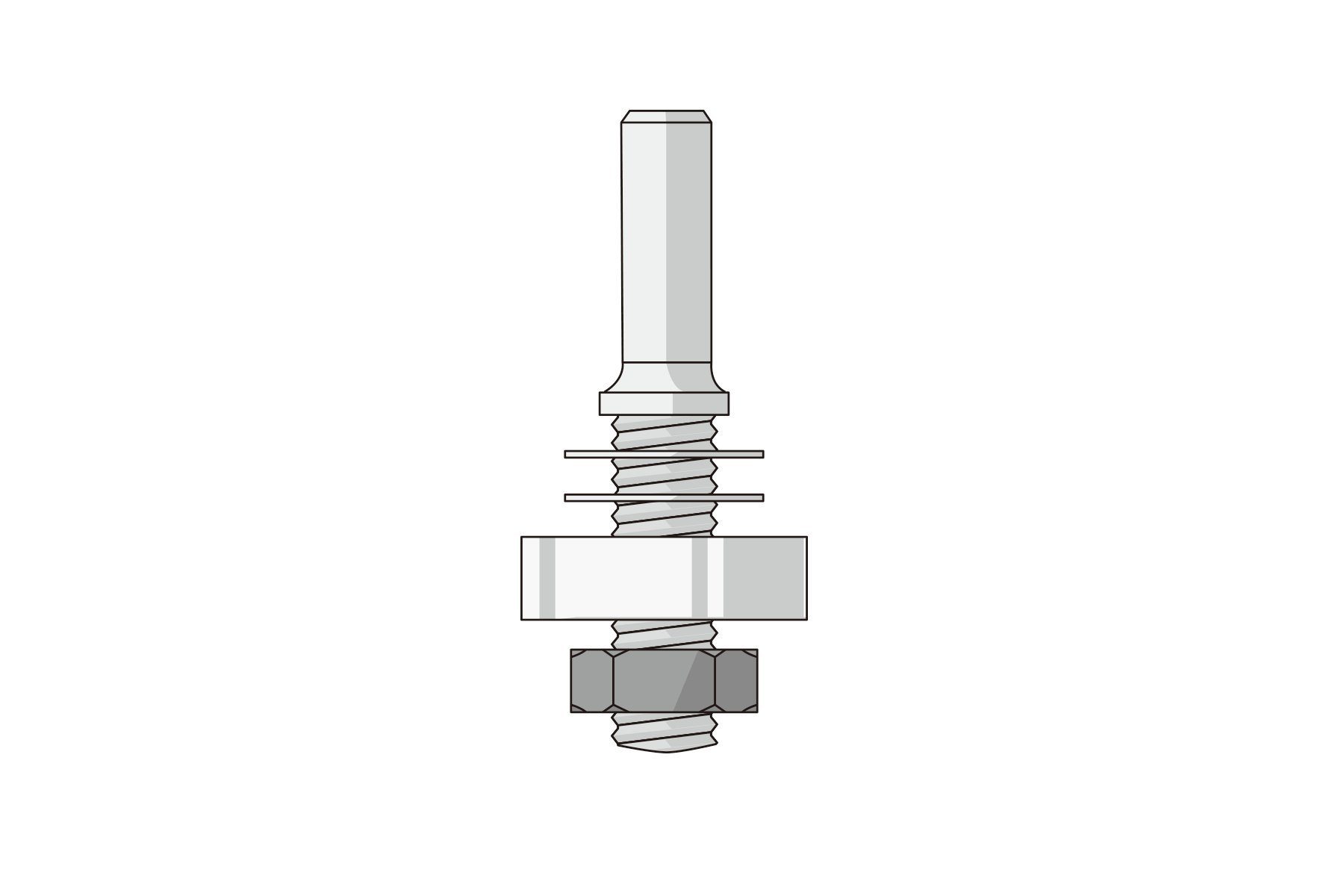 FAMAG Schaftfräser FAMAG Scheiben-Nutfräser HM Schaft ohne Anlauflager 13x58mm, Schaft 8mm - 3108.891