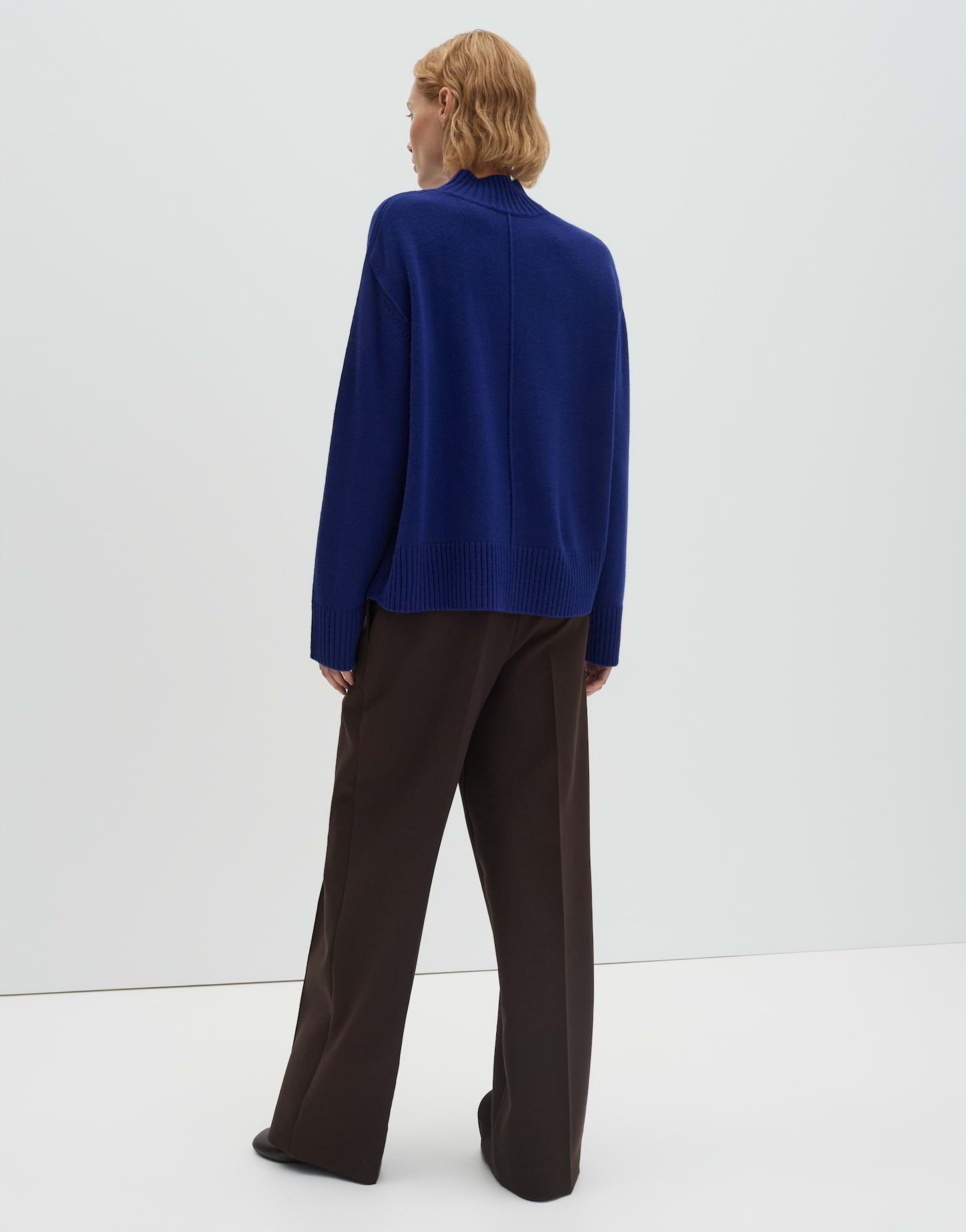 someday Strickpullover TELSKE Loose im hochwertigen Wollmix weite Passform, gerader Schnitt