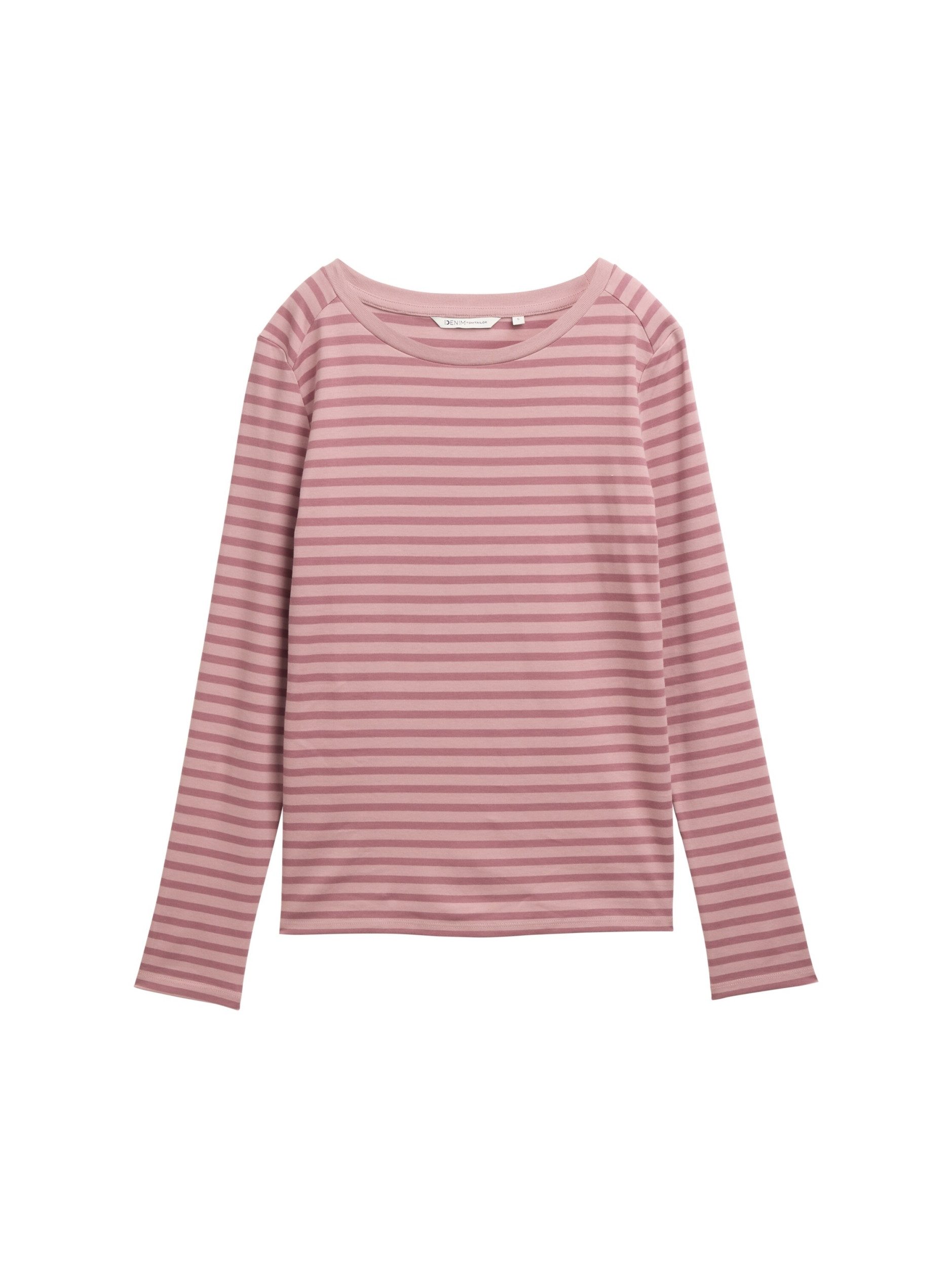 TOM TAILOR Denim Langarmshirt striped interlock günstig online kaufen