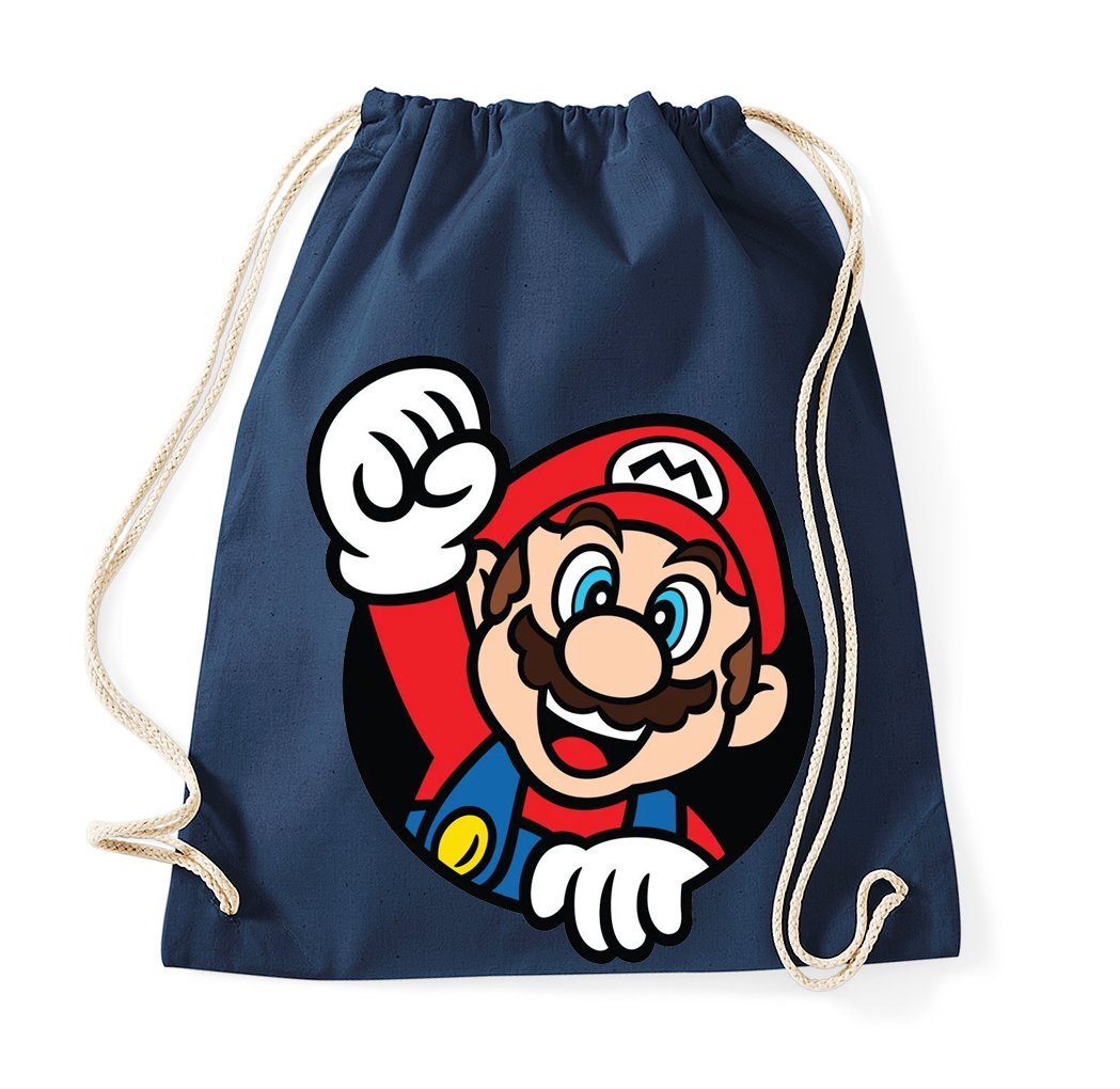 Turnbeutel aus Baumwolle Mario Faut Retro Konsole Gaming