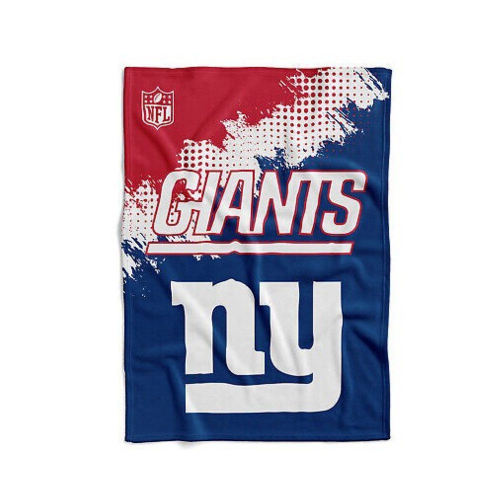 New York Giants Tagesdecke New York Giants Flannel Decke /Throw "CORNER"