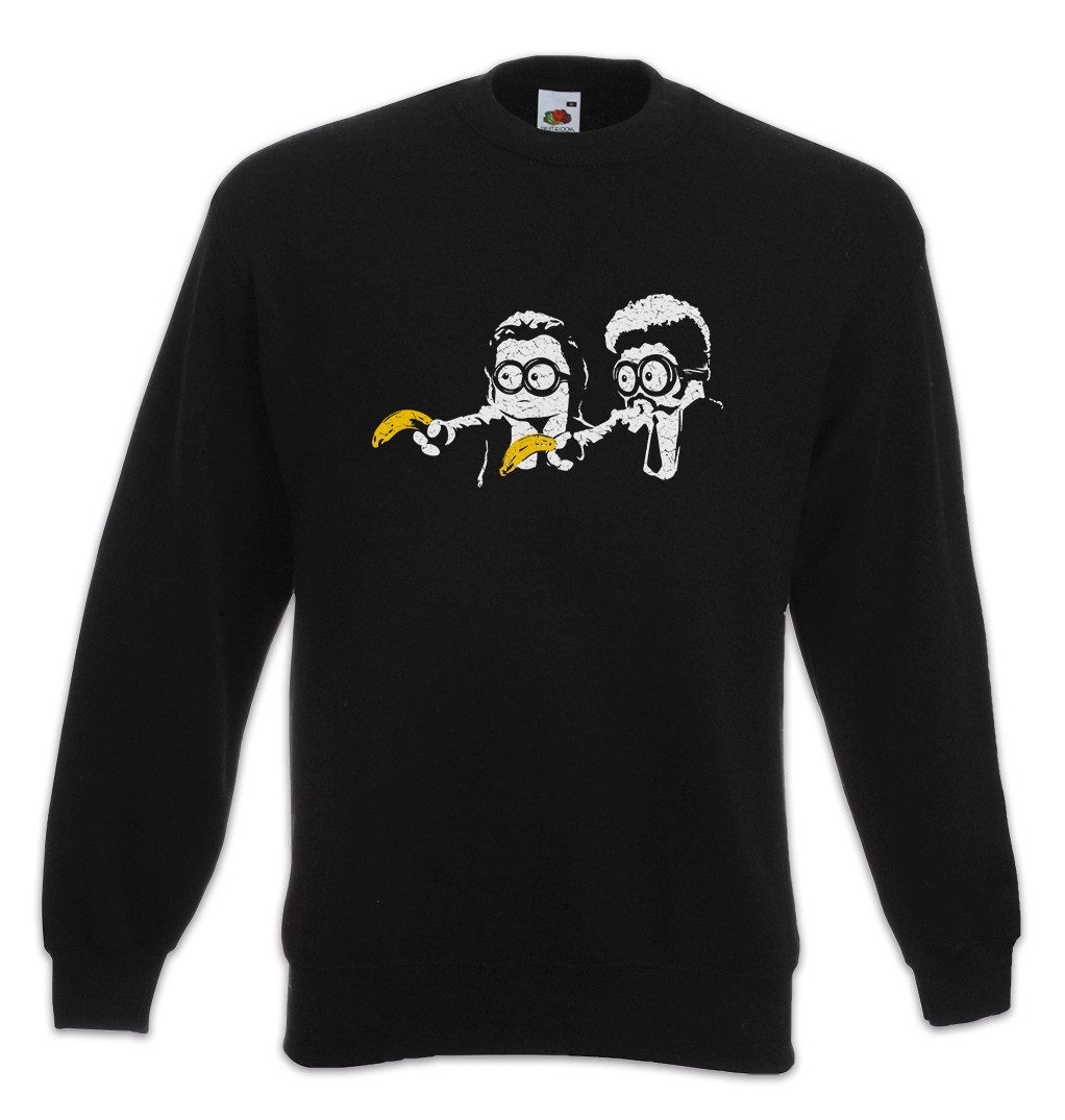 Urban Backwoods Sweatshirt Pulp Banana Sweatshirt Fiction Vincent Quentin Mia Vega Wallace (1-tlg) Tarantino Geek Film Nerd