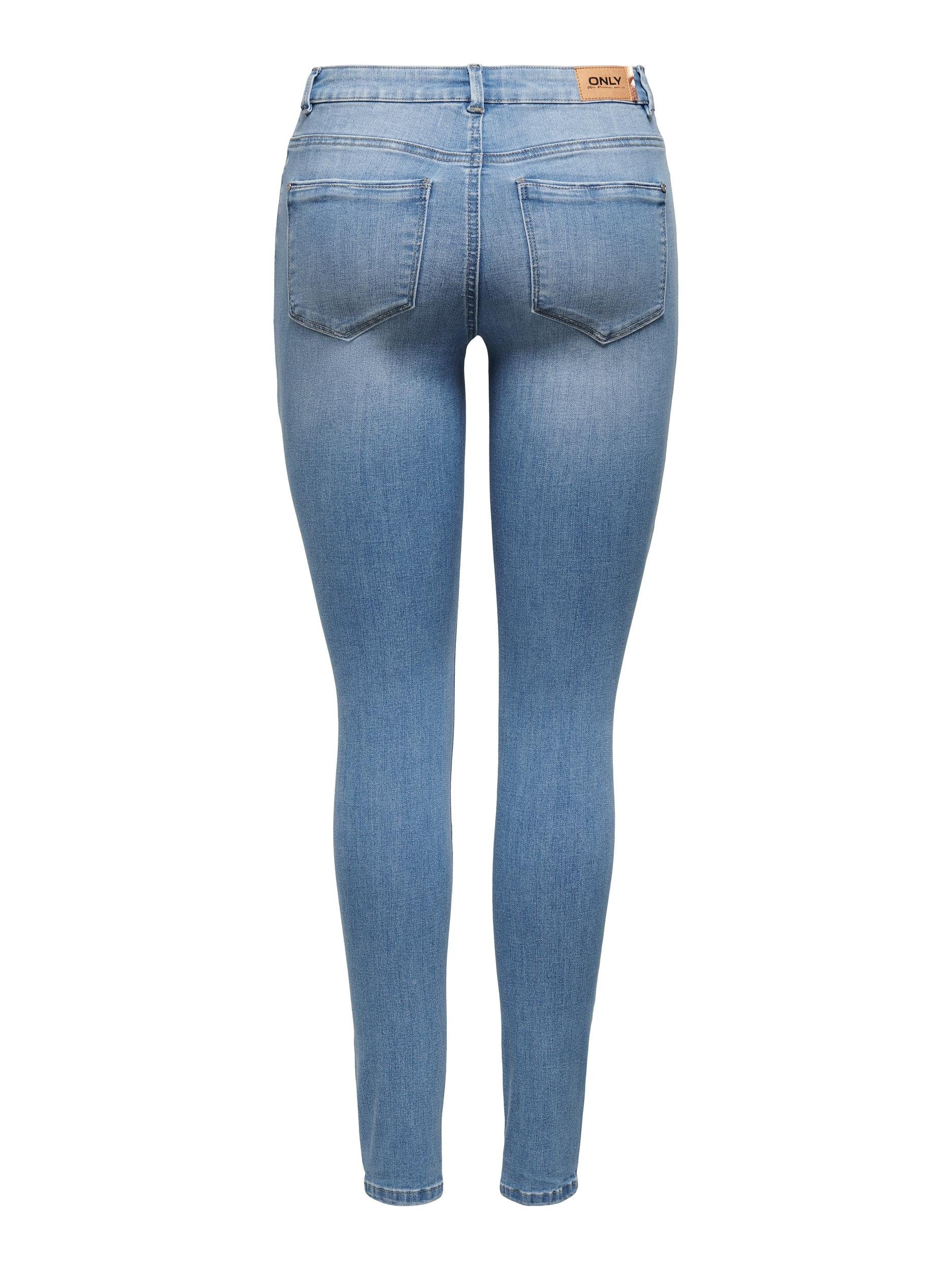 ONLY Skinny-fit-Jeans ONLWAUW Jeans Hose LIFE MID SK DEST BJ759 NOOS günstig online kaufen