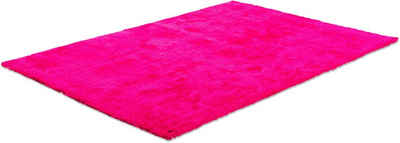 Hochflor-Teppich »Soft«, TOM TAILOR, rechteckig, Höhe 35 mm, handgetuftet, Uni Farben, super weich und flauschig, ideal im Wohnzimmer & Schlafzimmer